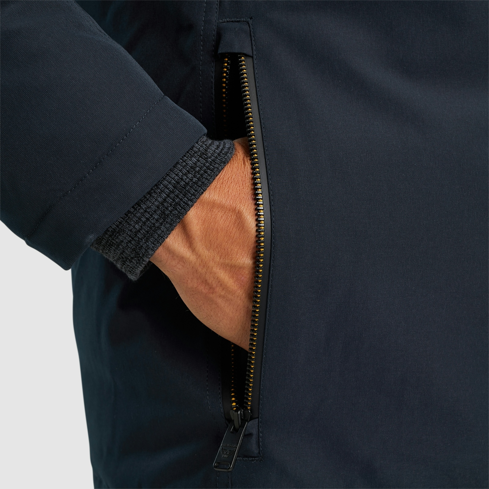 PME LEGEND Outdoorjacke »Semi long jacket STEARPACKER Ottoman«, mit Kapuze, mit Kapuze