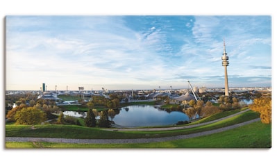 Leinwandbild »Olympiapark in München«, Deutschland, (1 St.)