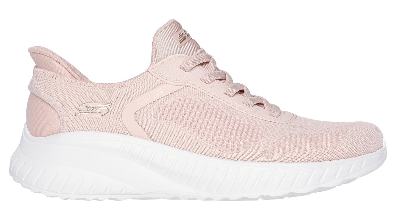 Skechers Slip-On Sneaker »BOBS SQUAD CHAOS-CURRENT MUSE«, Slipper, Freizeitschuh in veganer Verarbeitung