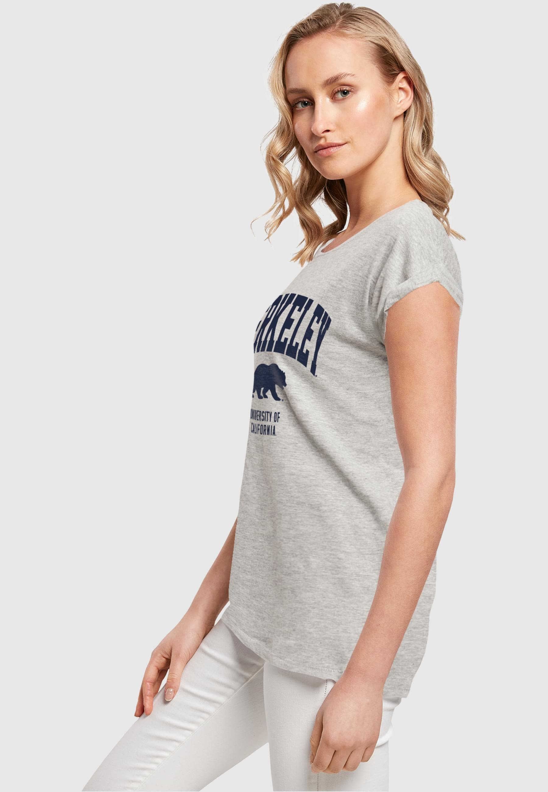 Merchcode T-Shirt »Merchcode Damen Ladies Berkeley University - Bear T-Shirt«, (1 tlg.)