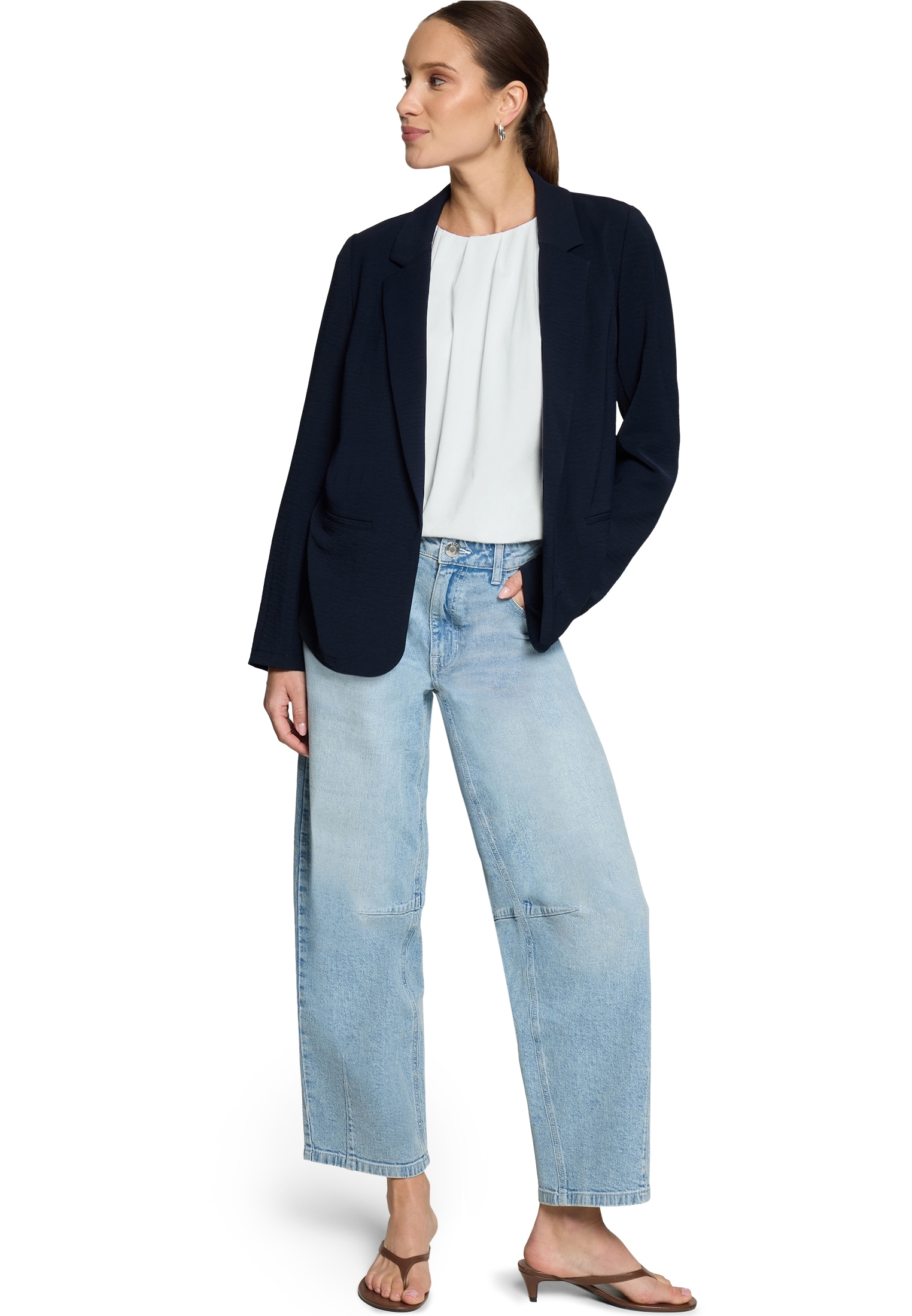 Zero Jackenblazer »Damen gerader Schnitt« Material