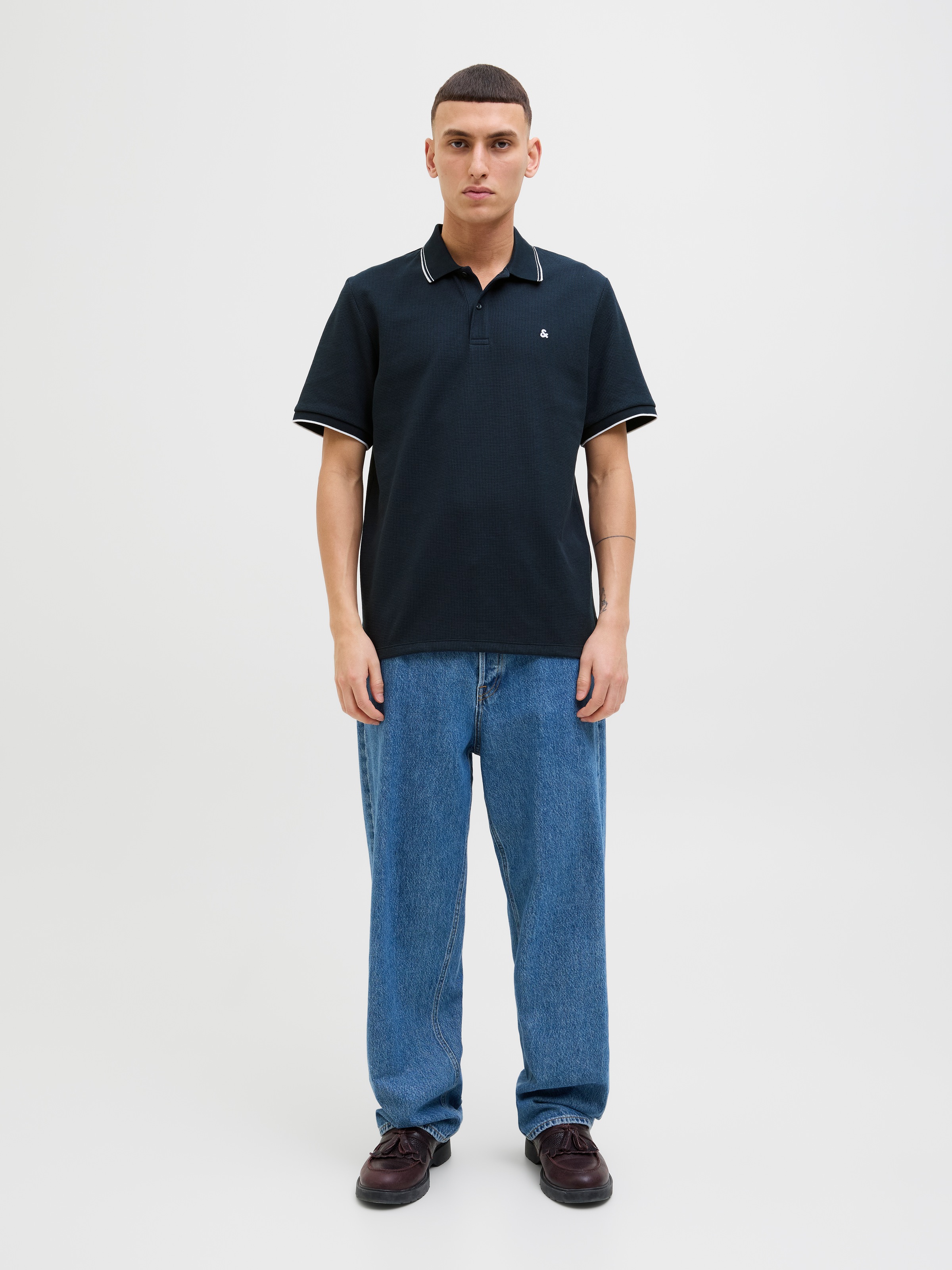 Jack & Jones Jjeaustin Polo Shirt Blue XL 5