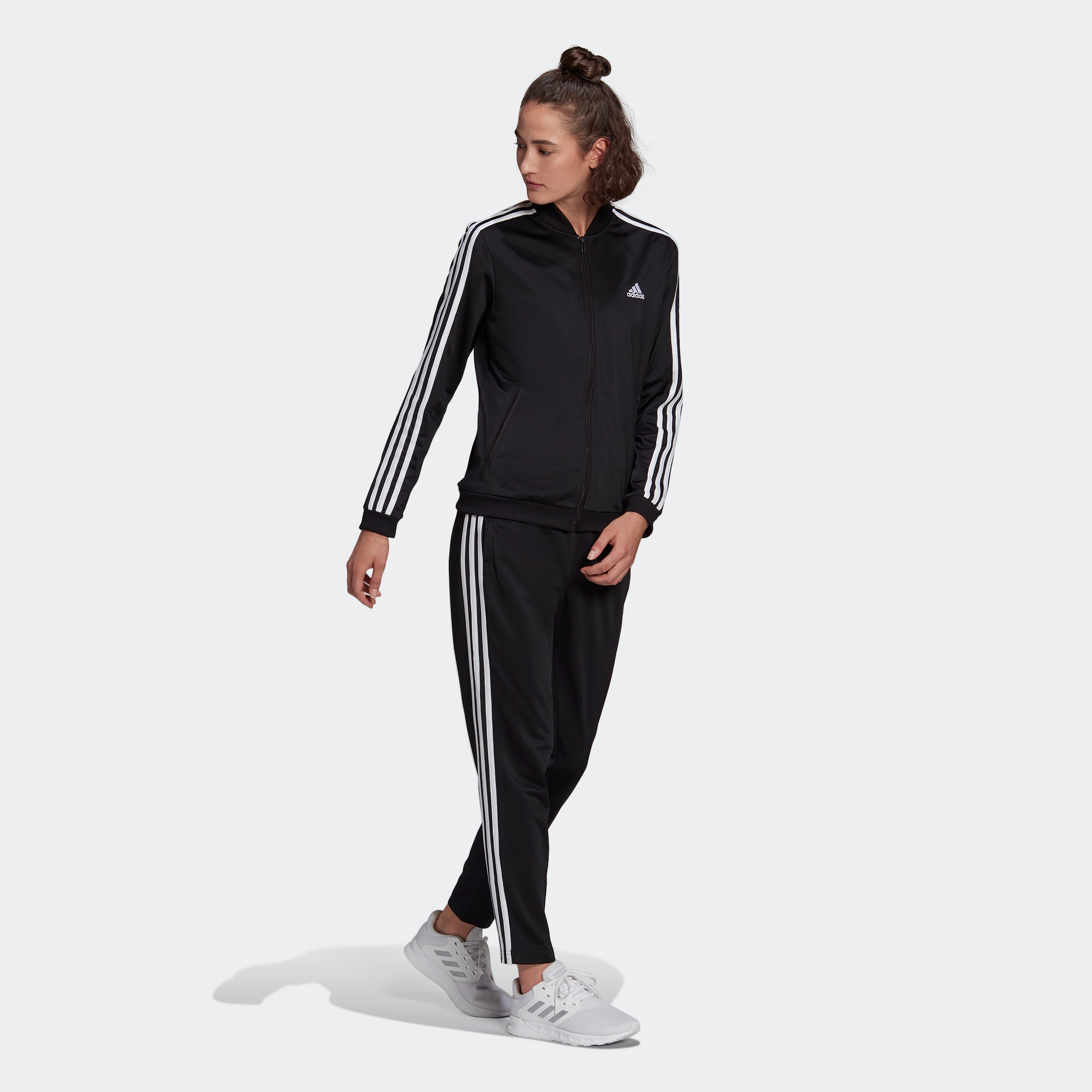 adidas Sportswear Trainingsanzug »ESSENTIALS 3-STREIFEN«, (2 tlg.) | BAUR