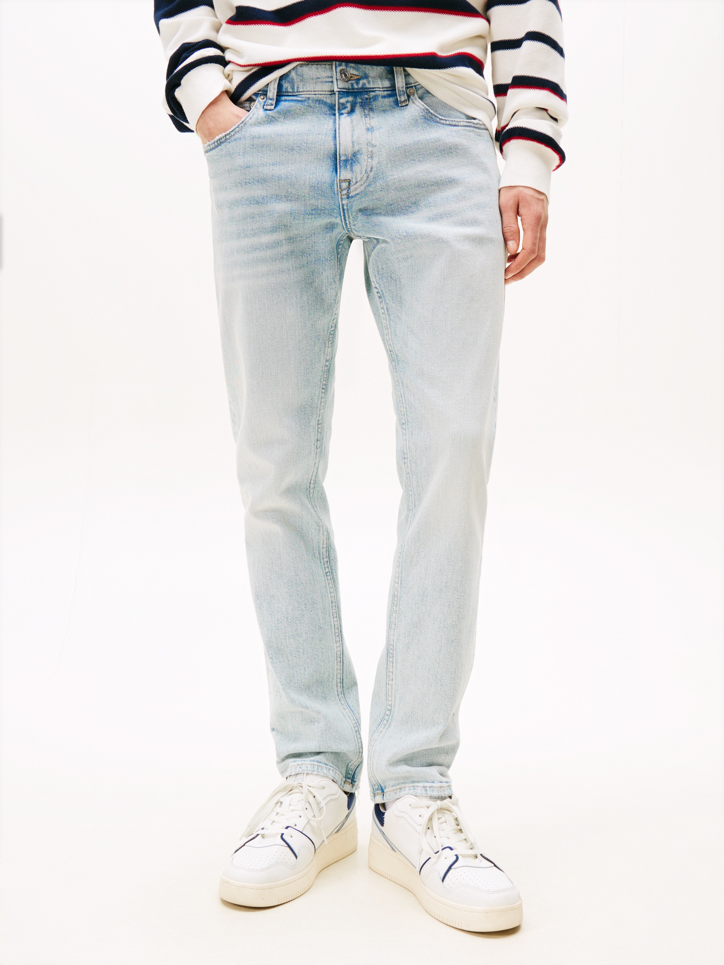 Tommy Jeans Slim-fit-Jeans "Scanton Slim" mit niedrigerer Leibhöhe, 5-Pocket-Stil