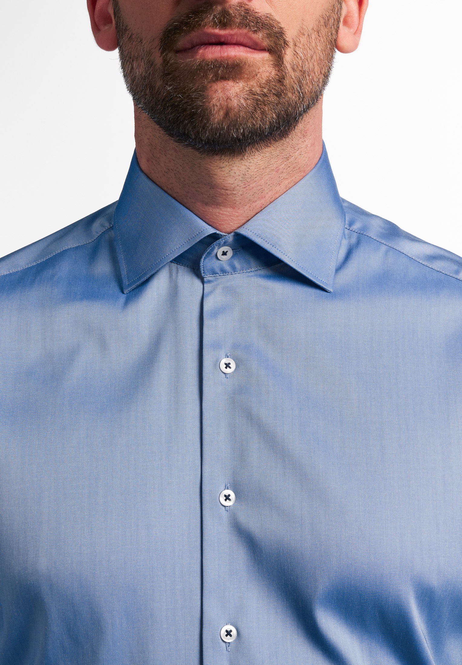 Eterna Langarmhemd »MODERN FIT« EASY IRON (bügelleicht)