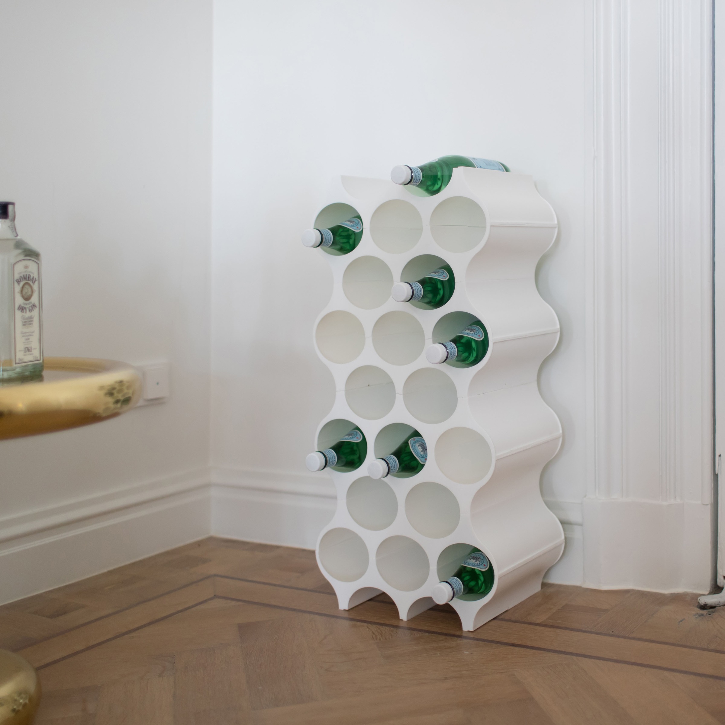 KOZIOL Weinflaschenhalter »SET-UP«, 100% recycelbar, für 10 Flaschen