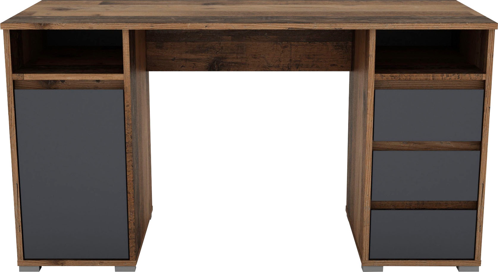 Thumbnail - byLIVING Schreibtisch "Lobo" Breite 138 cm, Computertisch mit Schubladen, im modernen Design