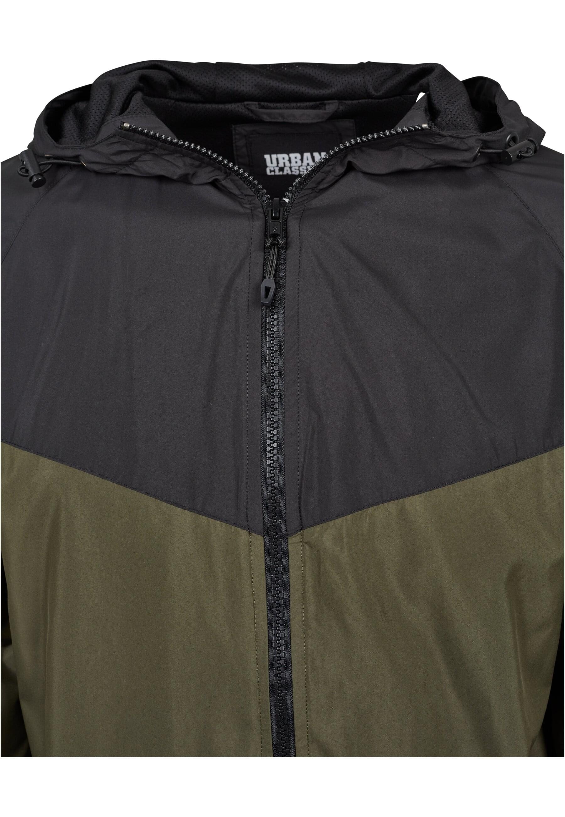 Thumbnail - URBAN CLASSICS Allwetterjacke "Urban Classics Herren 2-Tone Tech Windrunner" 1 Stk. tlg. mit Kapuze