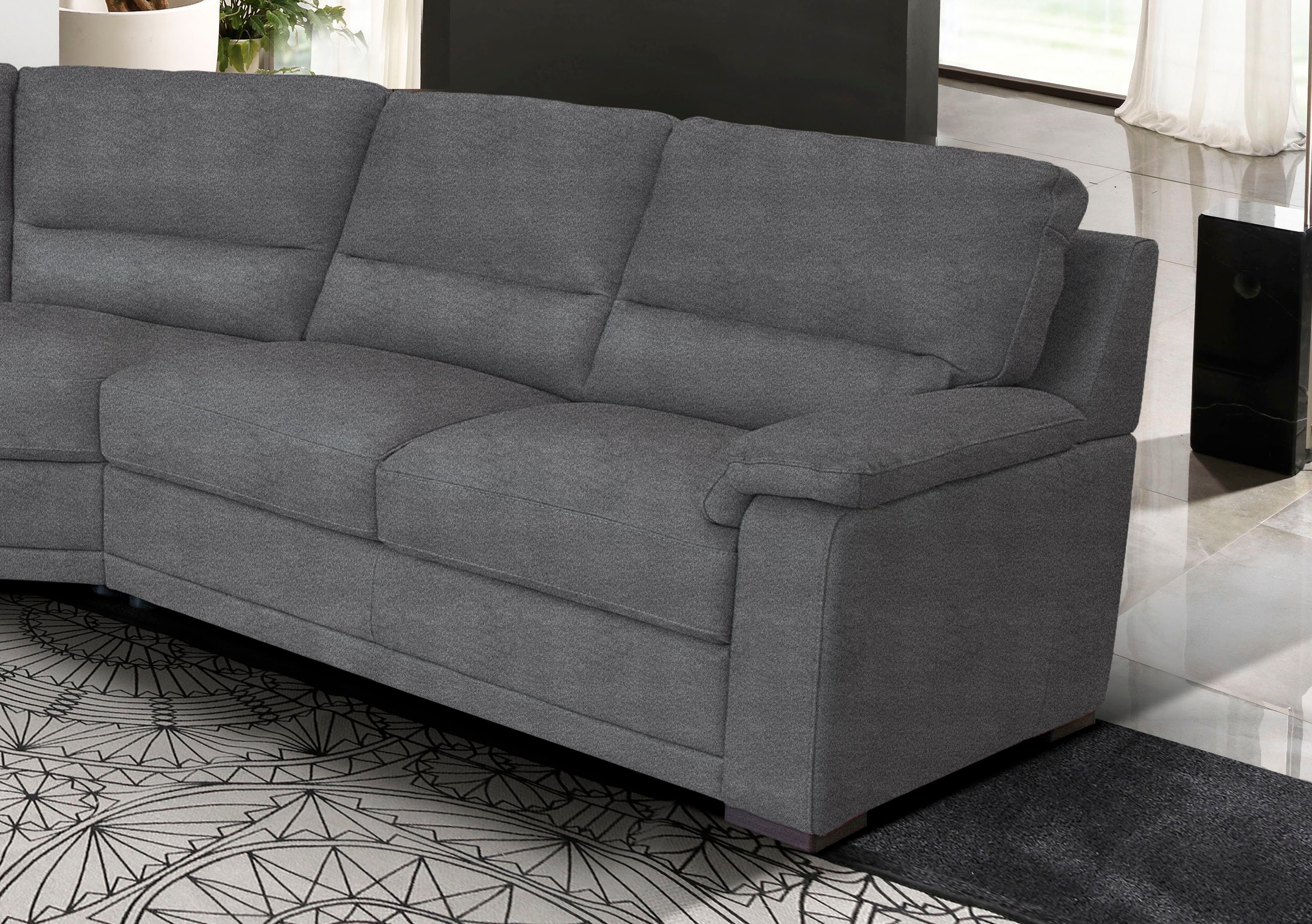 Thumbnail - Egoitaliano Ecksofa "Doris, modernes Designerecksofa in hochwertigen Microfaserqualitäten" edle Detailverarbeitung, wahl...