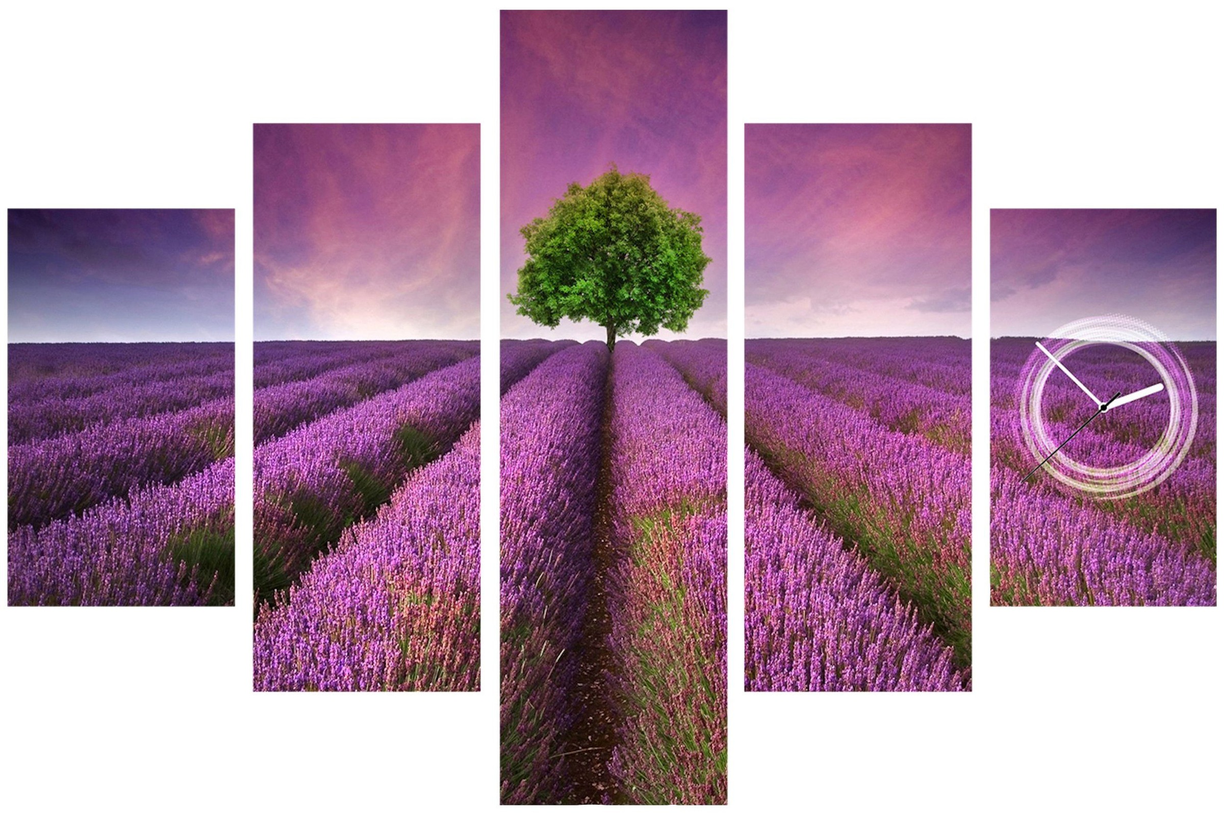 Conni Oberkircher´s Bild »Lavender Field - Lavendel Feld«, Landschaften, (Set, (Set... kaufen