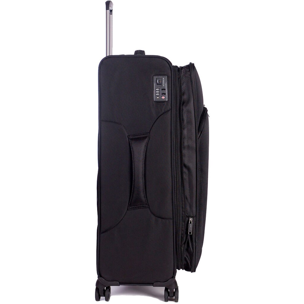 Stratic Weichgepäck-Trolley »Mix L, black«, 4 Rollen