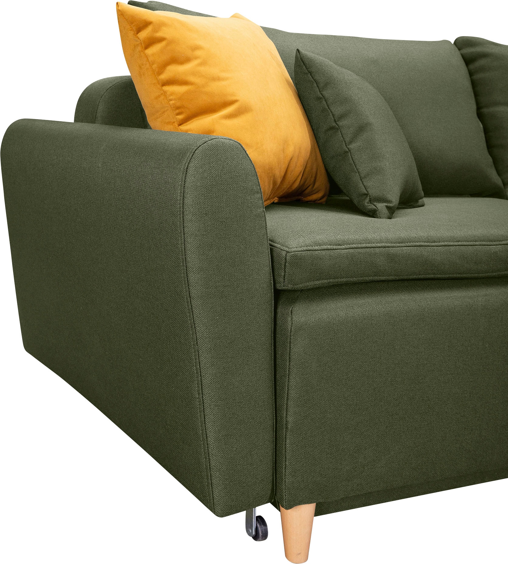 INOSIGN Schlafsofa »Anika«, mit Boxspringaufbau, Bettfunktion & Bettkasten, Dauerschlafsofa