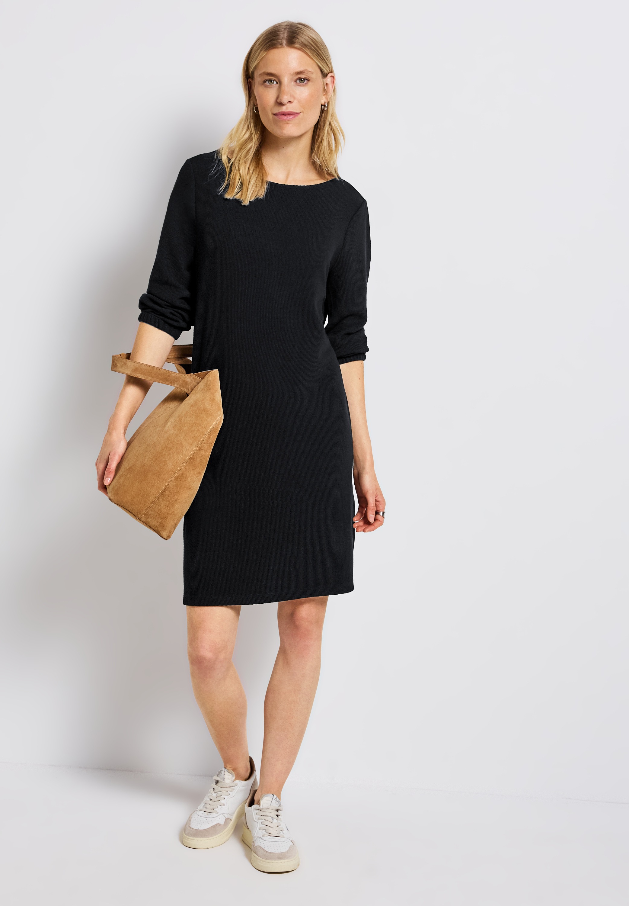 STREET ONE Jerseykleid Ohne Taschen knielang