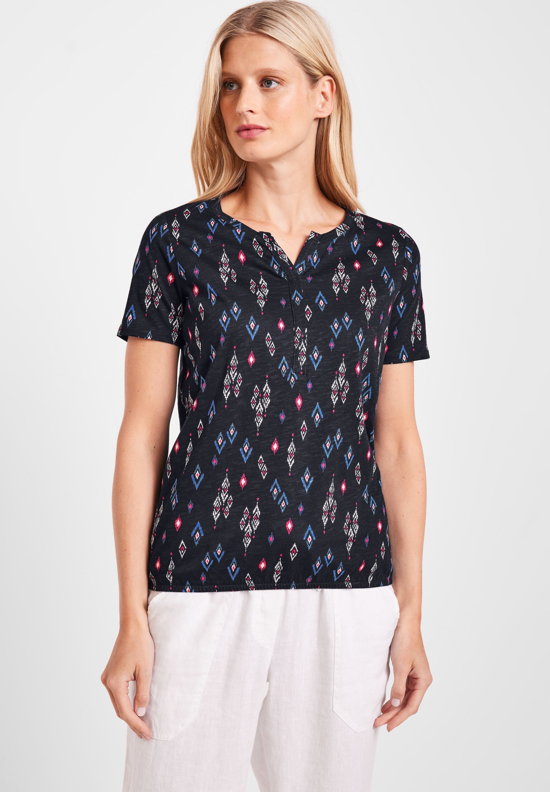 Cecil T-Shirt, aus reiner | BAUR bestellen online Baumwolle