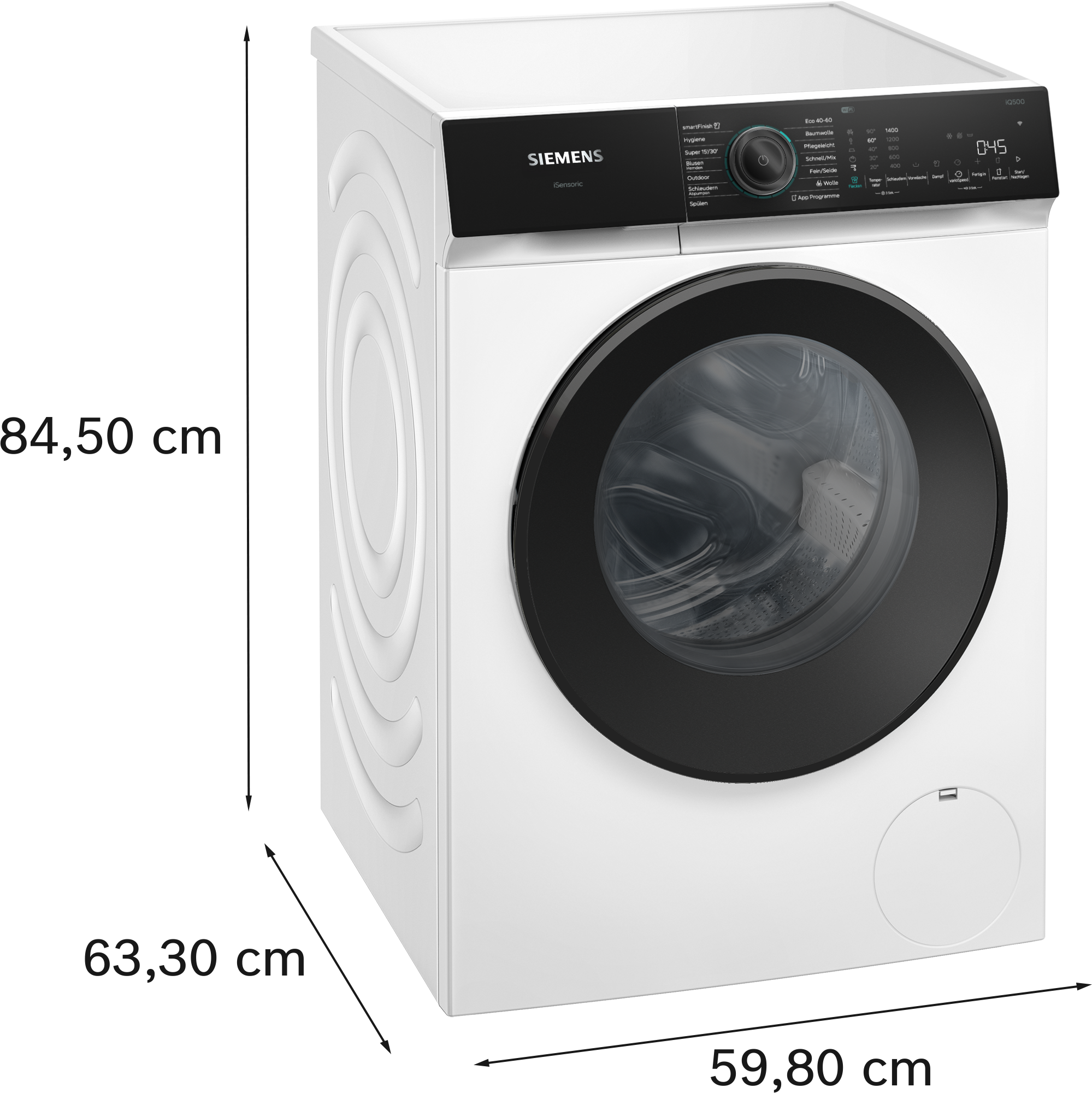 SIEMENS Waschmaschine iQ500 »WG44N2M41« 9 kg 1400 U/min