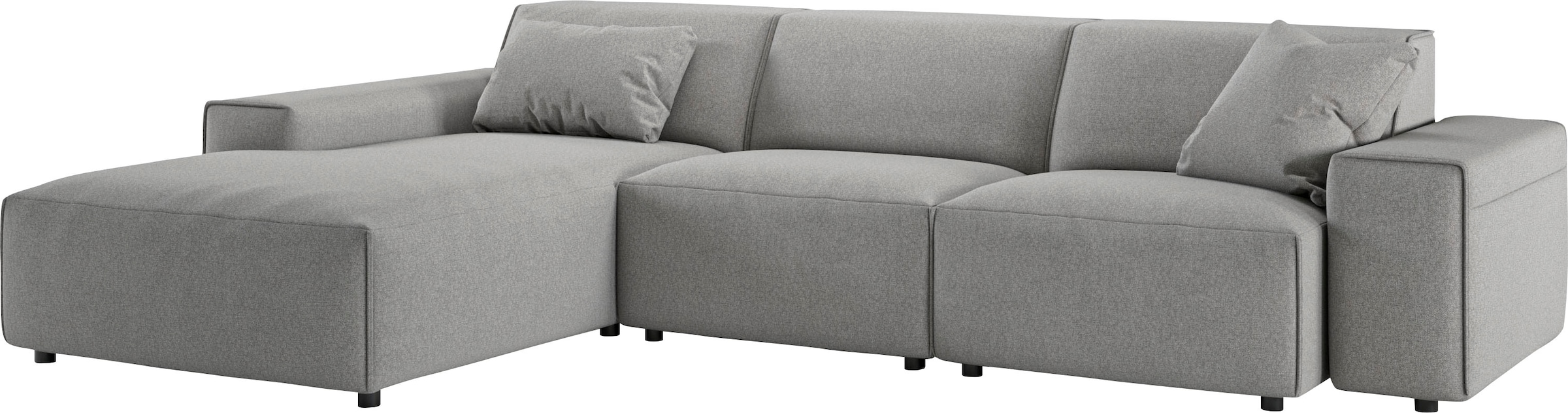 andas Ecksofa »Glimminge auch in Breitcord, Feincord, Bouclé + Easy care-Bezug«, L-Form, Breite 294, Zierkissen