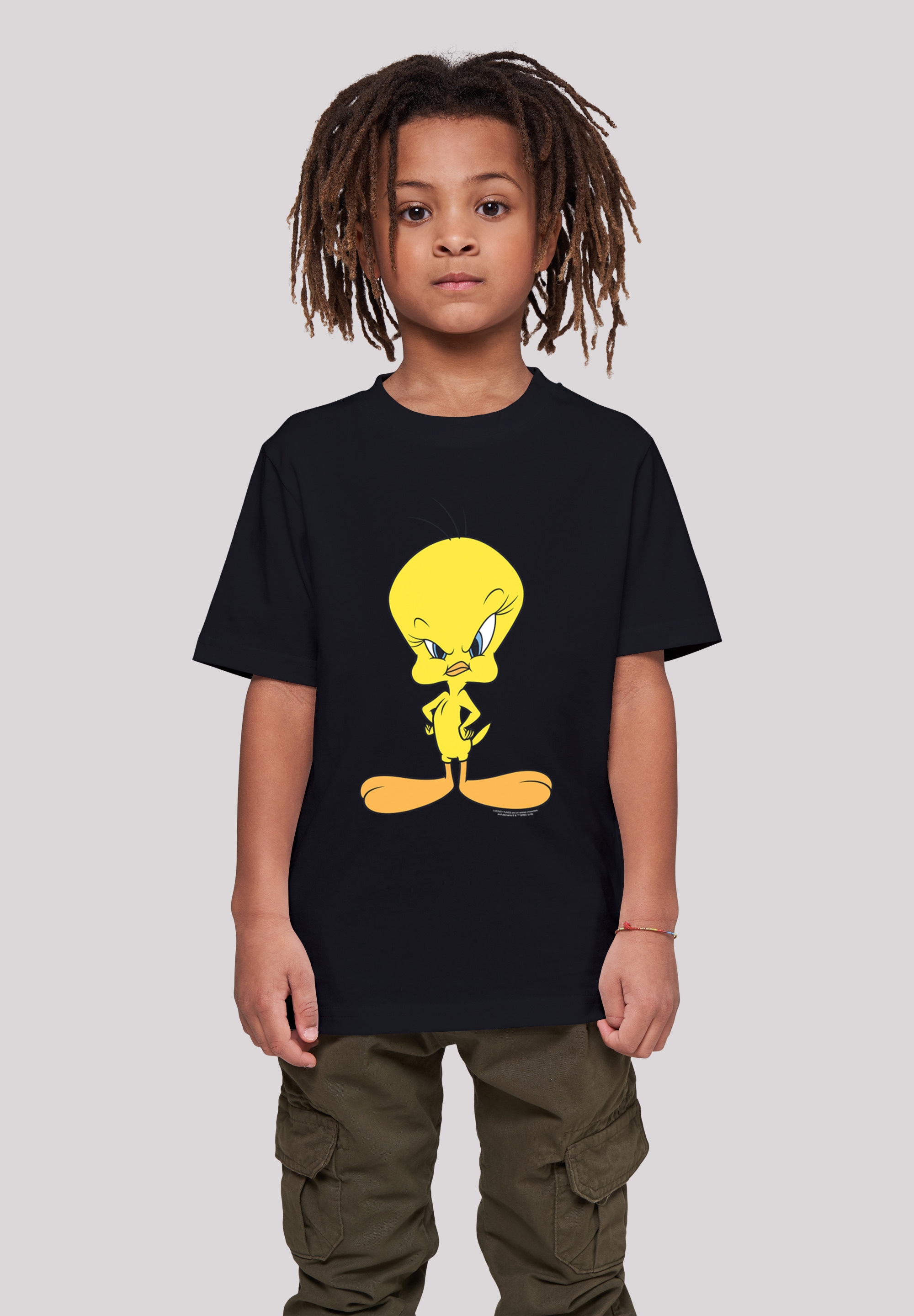 F4NT4STIC T-Shirt »Looney Tunes Angry Jungen,Mädchen,Bedruckt Unisex Merch, kaufen Kinder,Premium | Tweety«, BAUR