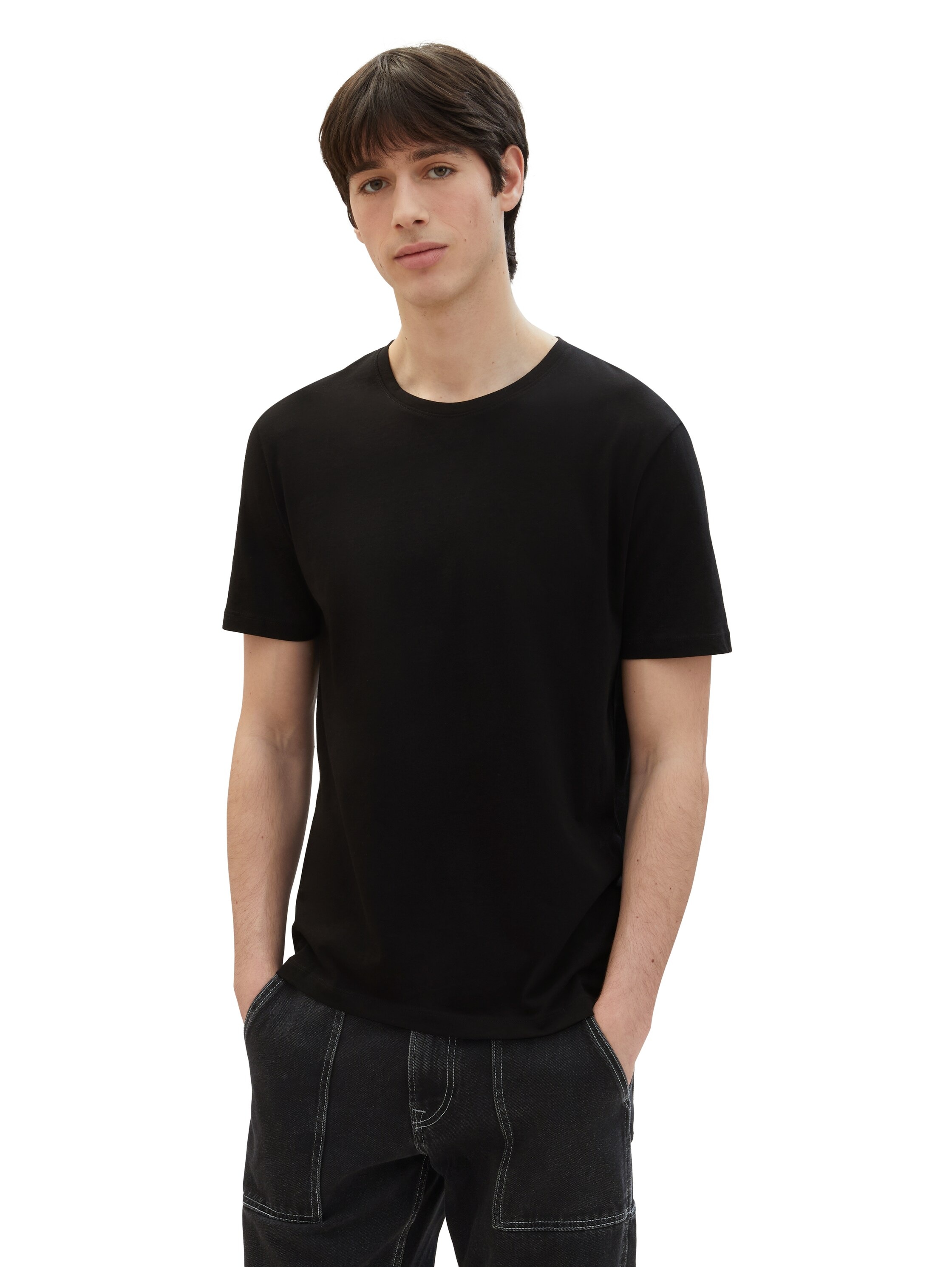 TOM TAILOR Denim T-Shirt Packung, 3 Stk. tlg. günstig online kaufen
