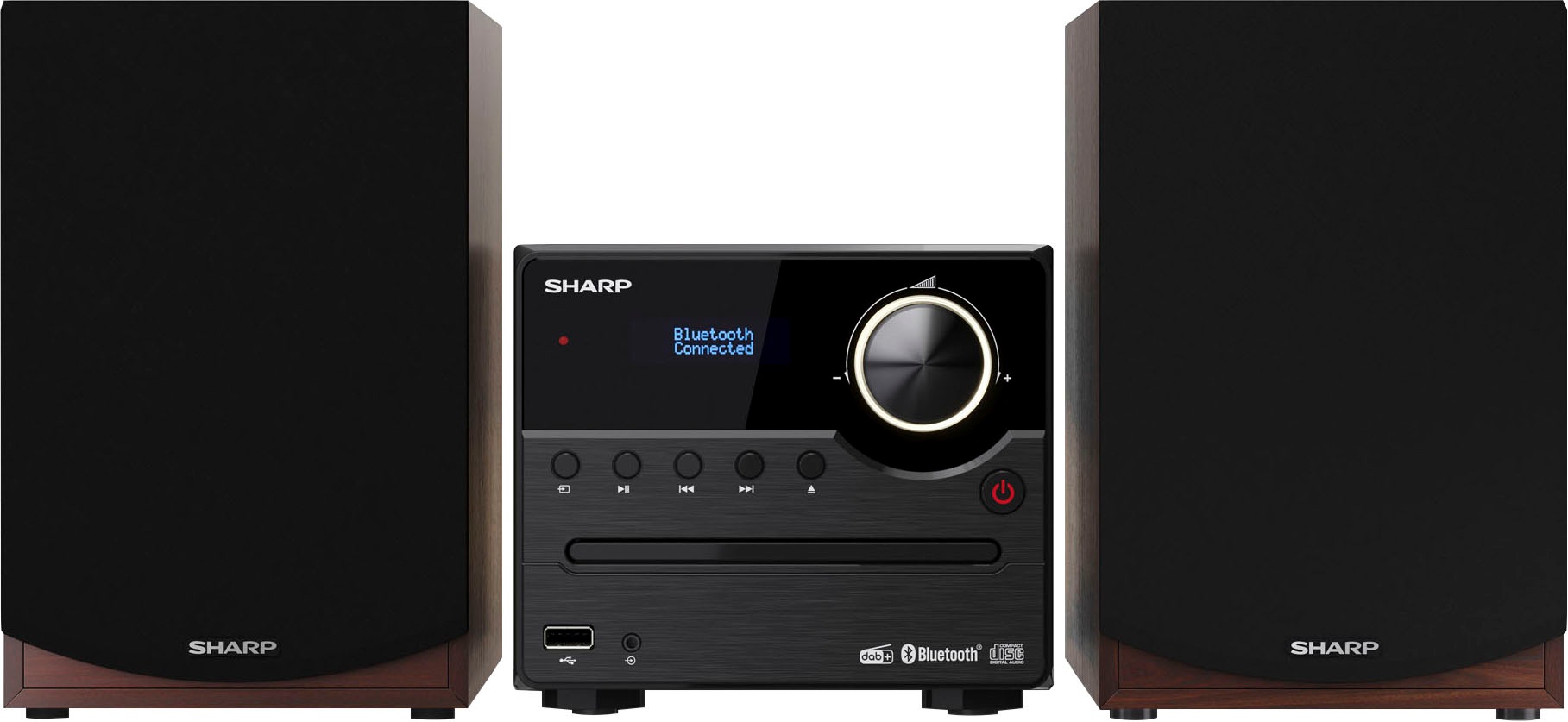 SHARP Audio-System "XL-B517D Mikro", braun, Heimkinosysteme - Einheitsgröße