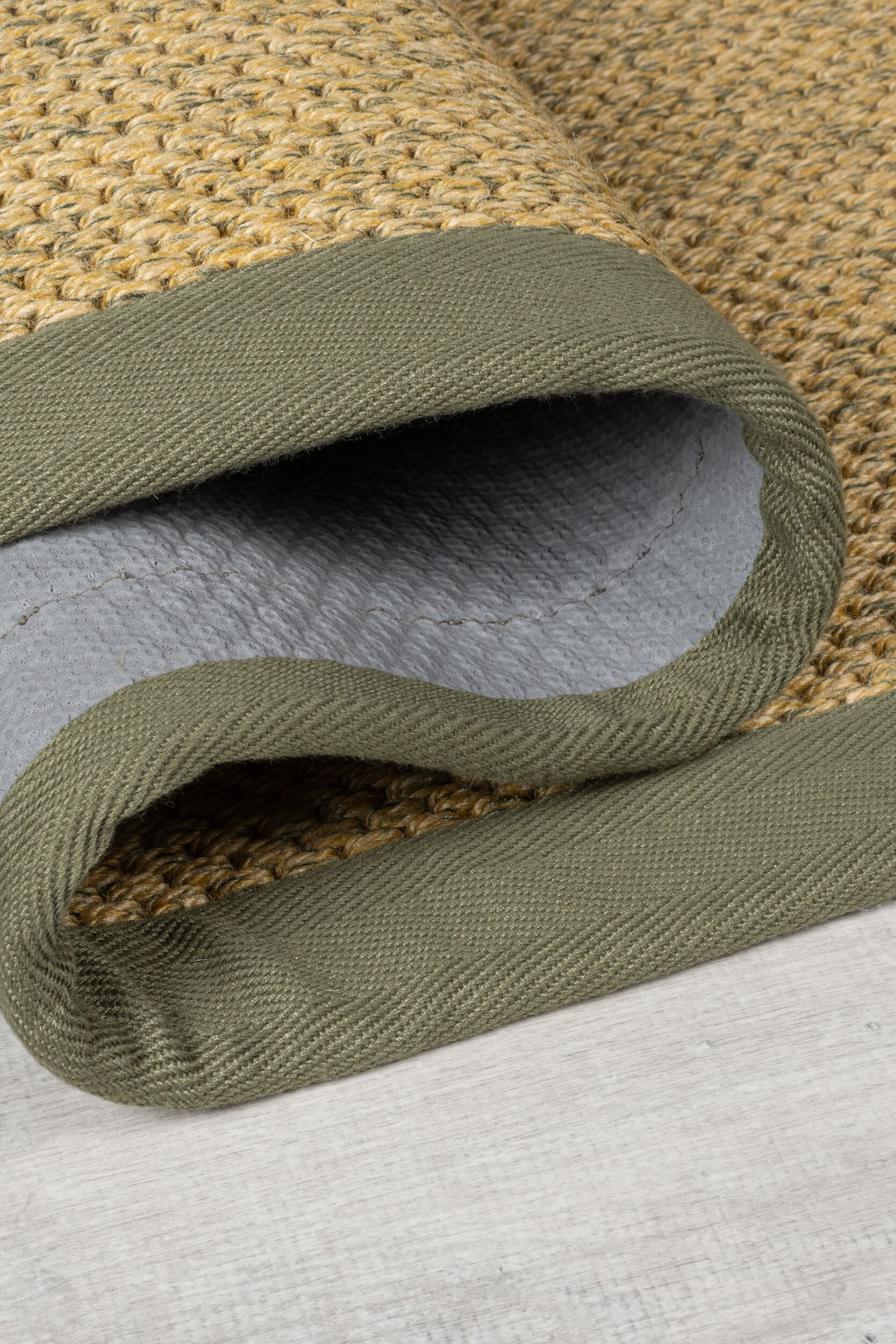 FLAIR RUGS Teppich »Sisal Look«, rechteckig, 6 mm Höhe, Sisal Look Border Indoor Outdoor Bodenläufer Teppich