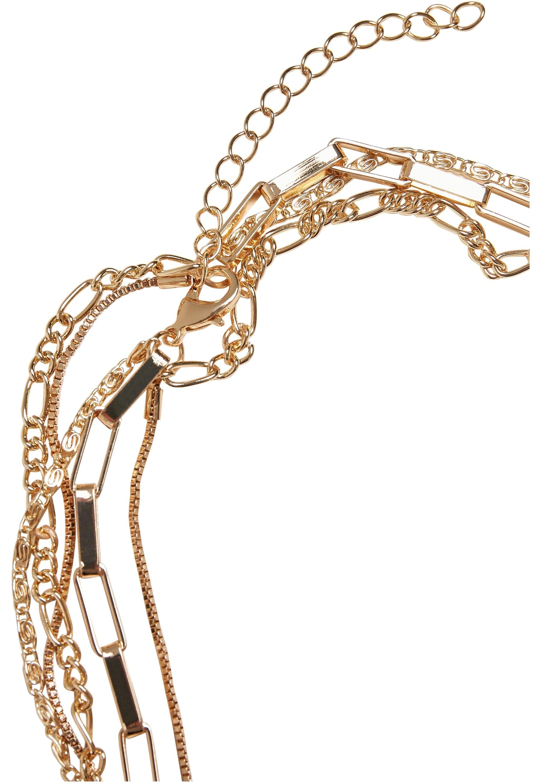 URBAN CLASSICS Kette mit Anhänger »Urban Classics Unisex Coin Layering Necklace«