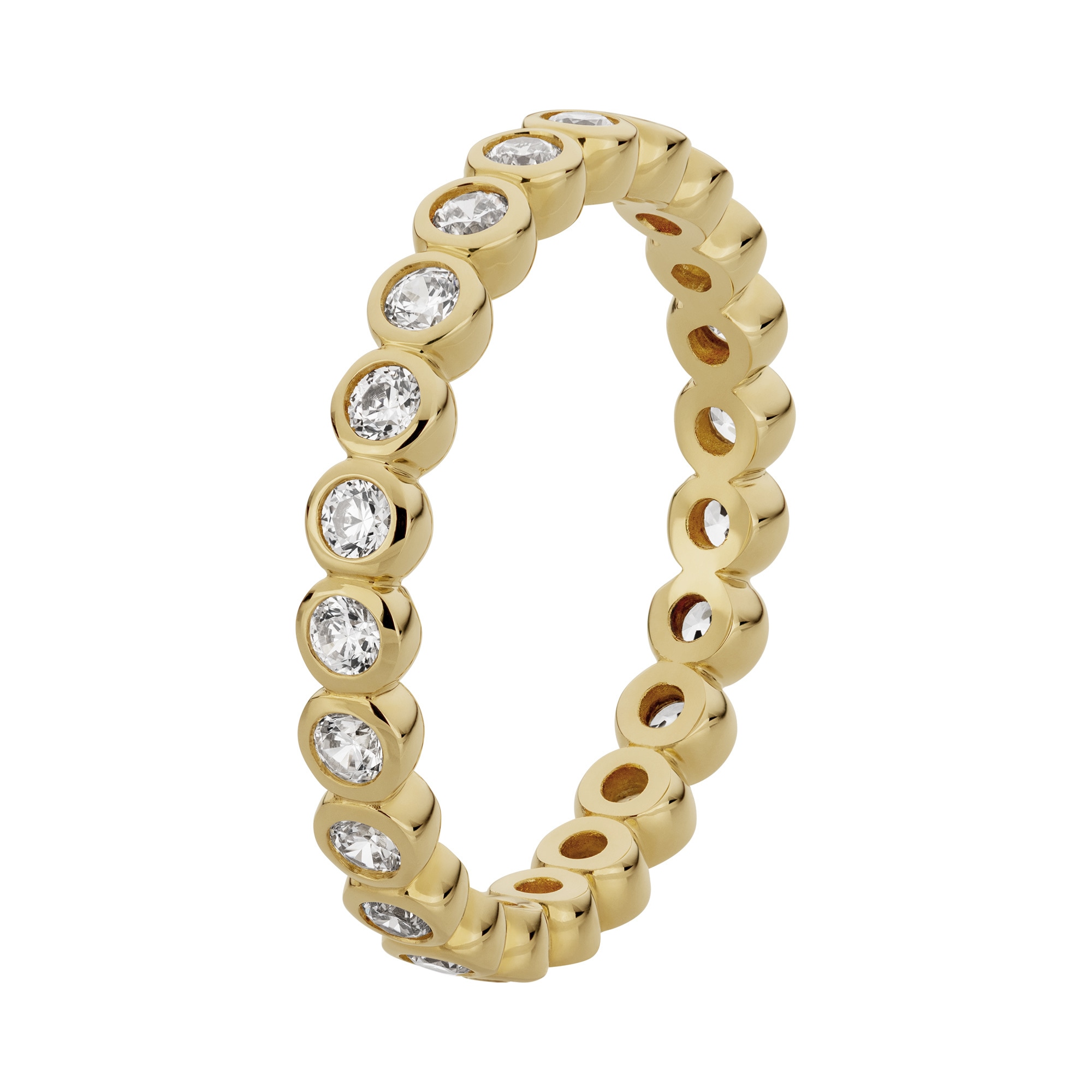 Orolino Fingerring »333/- Gelbgold glanz synth. Zirkonia«