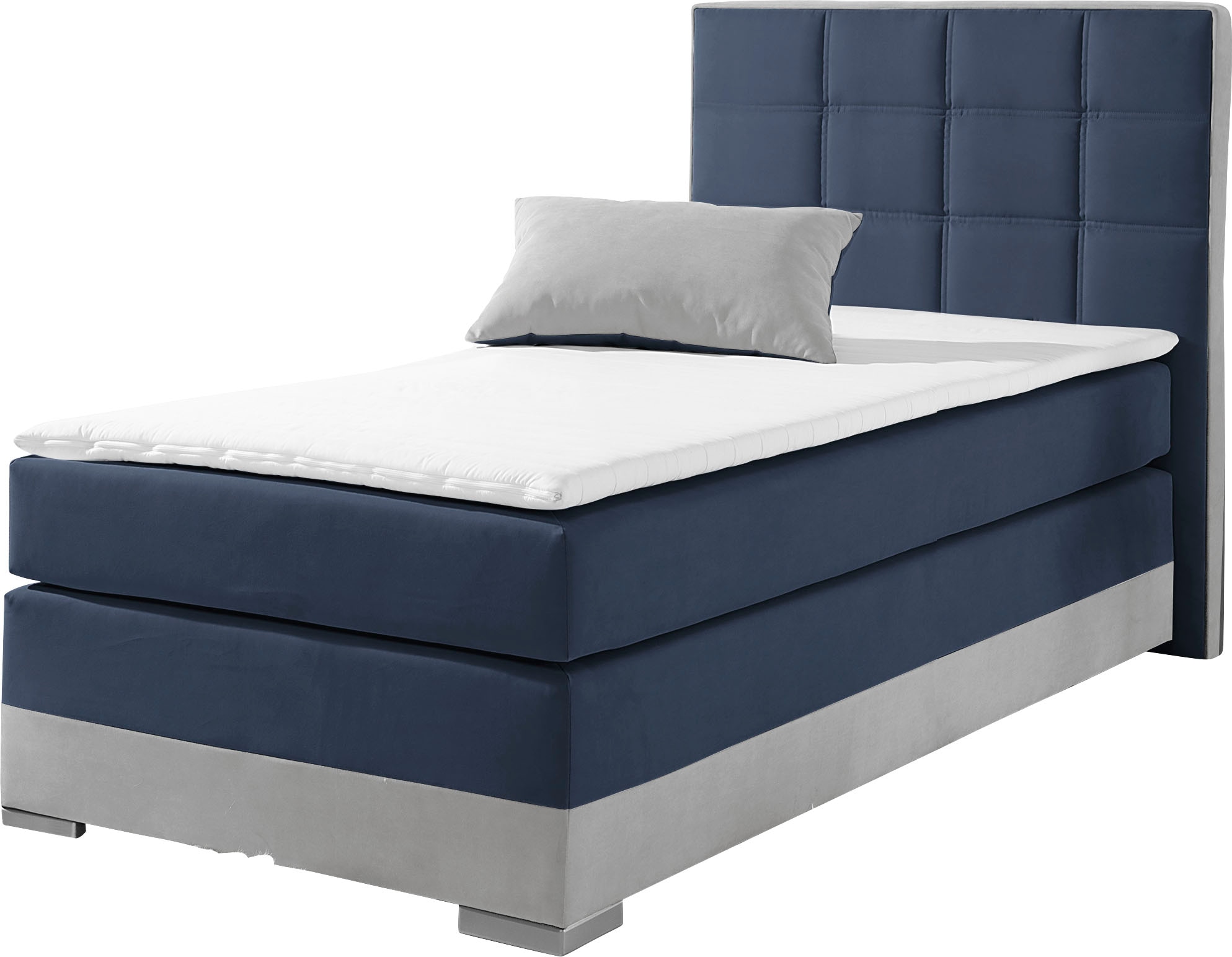 INOSIGN Boxspringbett, inklusive Topper und Wendekissen