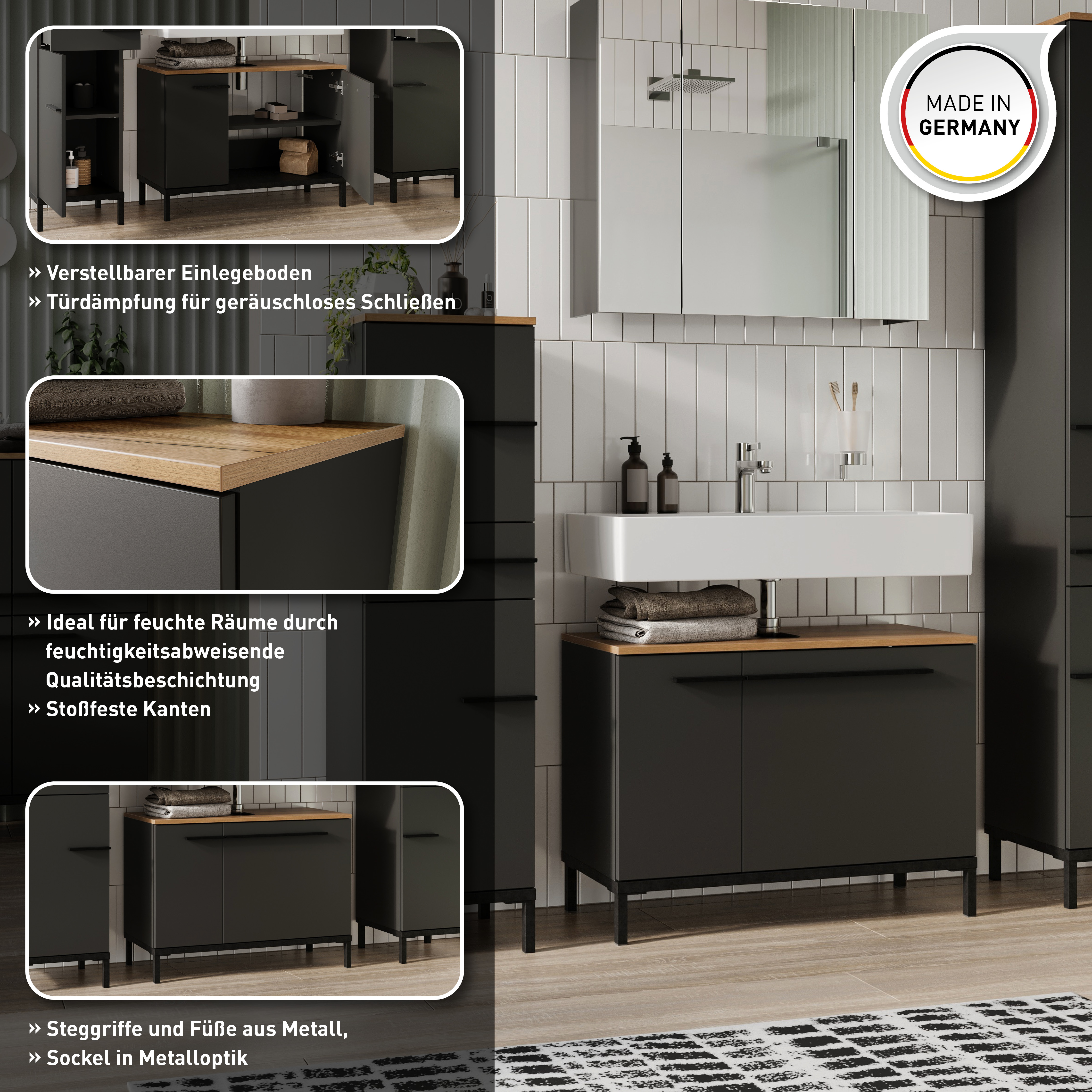 Thumbnail - GERMANIA Badmöbel-Set "Yonkers"