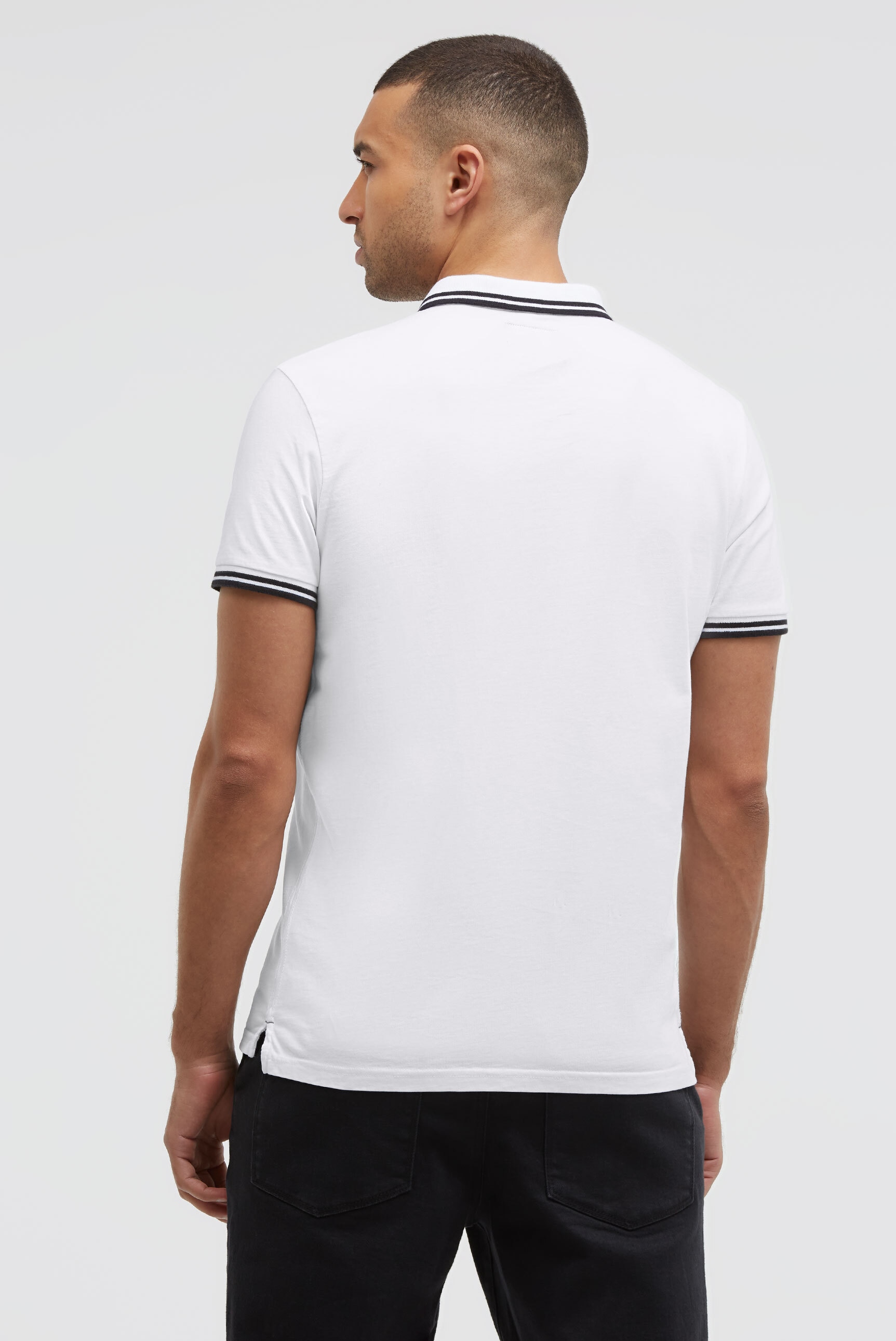 CMPD Poloshirt mit Seitenschlitze