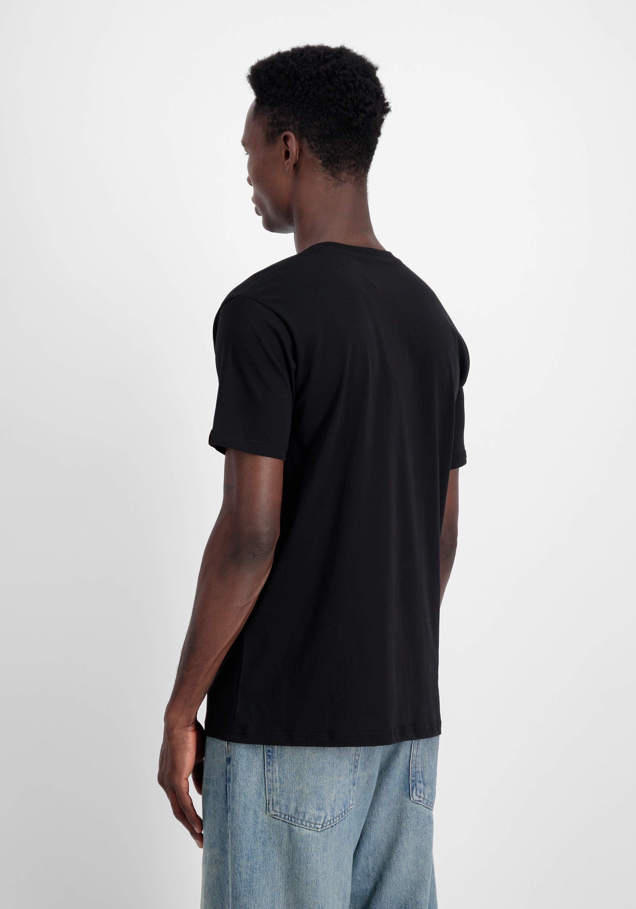Alpha Industries T-Shirt »Alpha Industries Men - T-Shirts Satin Logo T-Shirt«