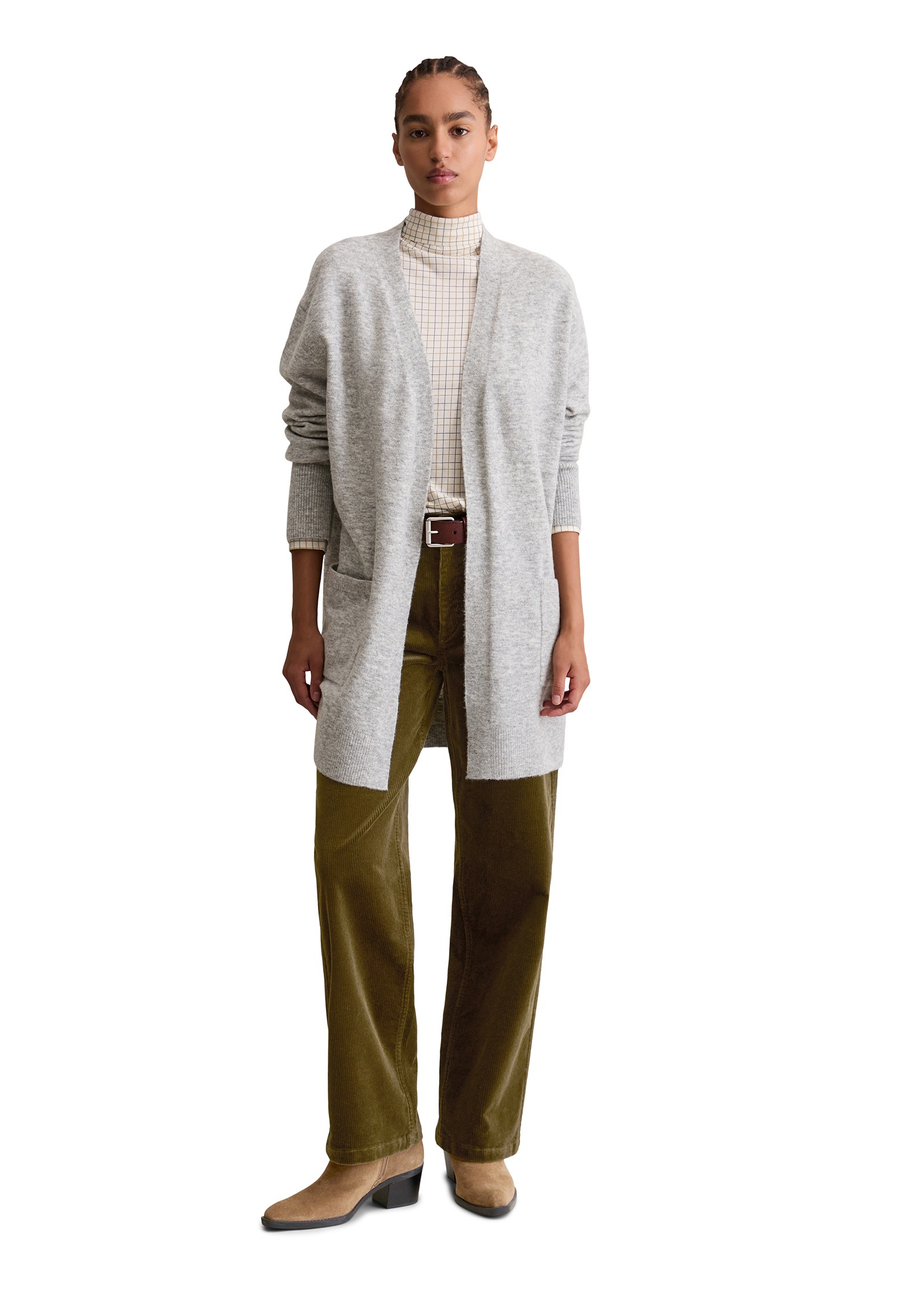 Marc O'Polo DENIM Cardigan »aus weichem Schurwolle-Mix«