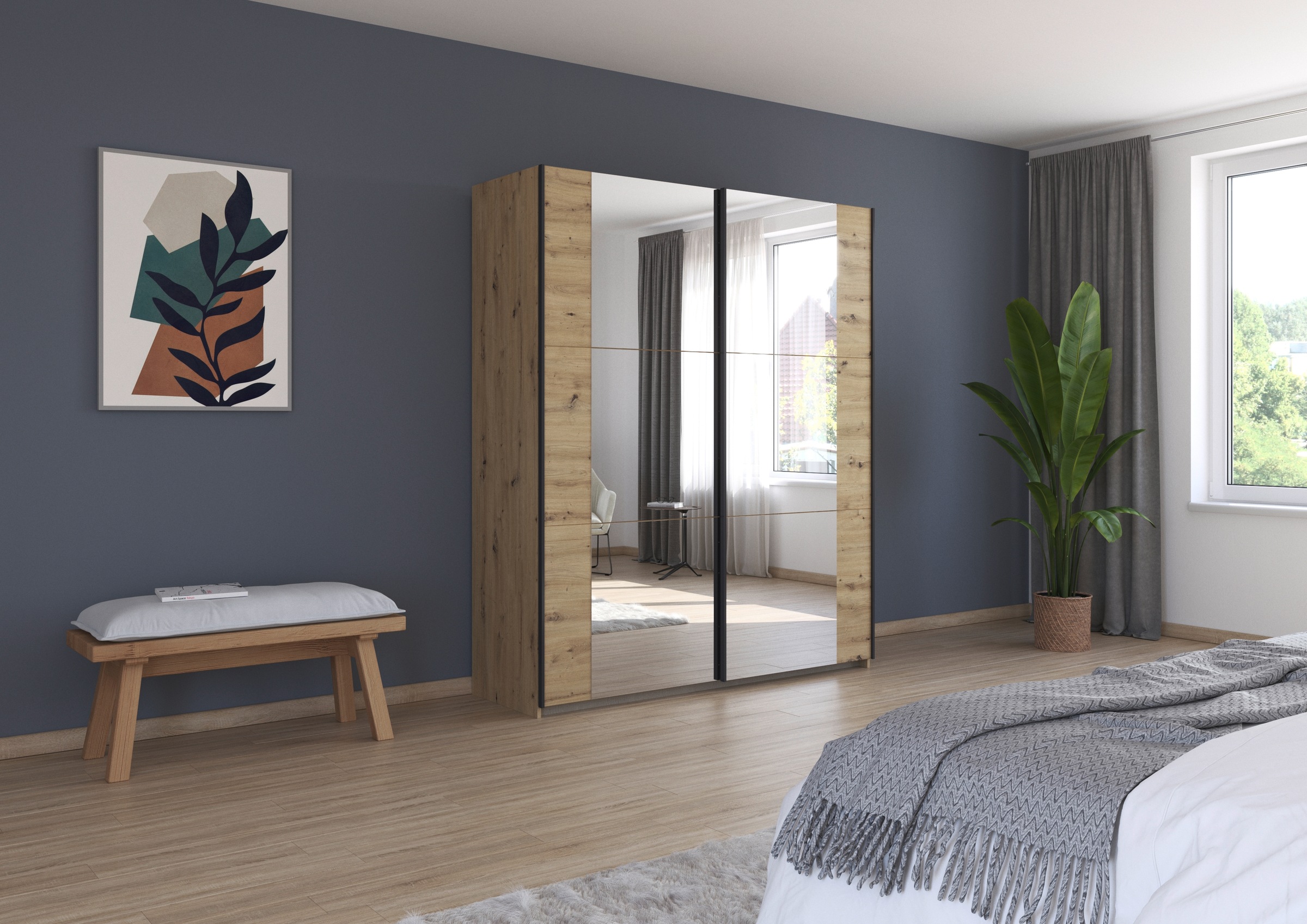 rauch Schwebetürenschrank "Kleiderschrank Schrank Breiten 131/175/218/261 c günstig online kaufen