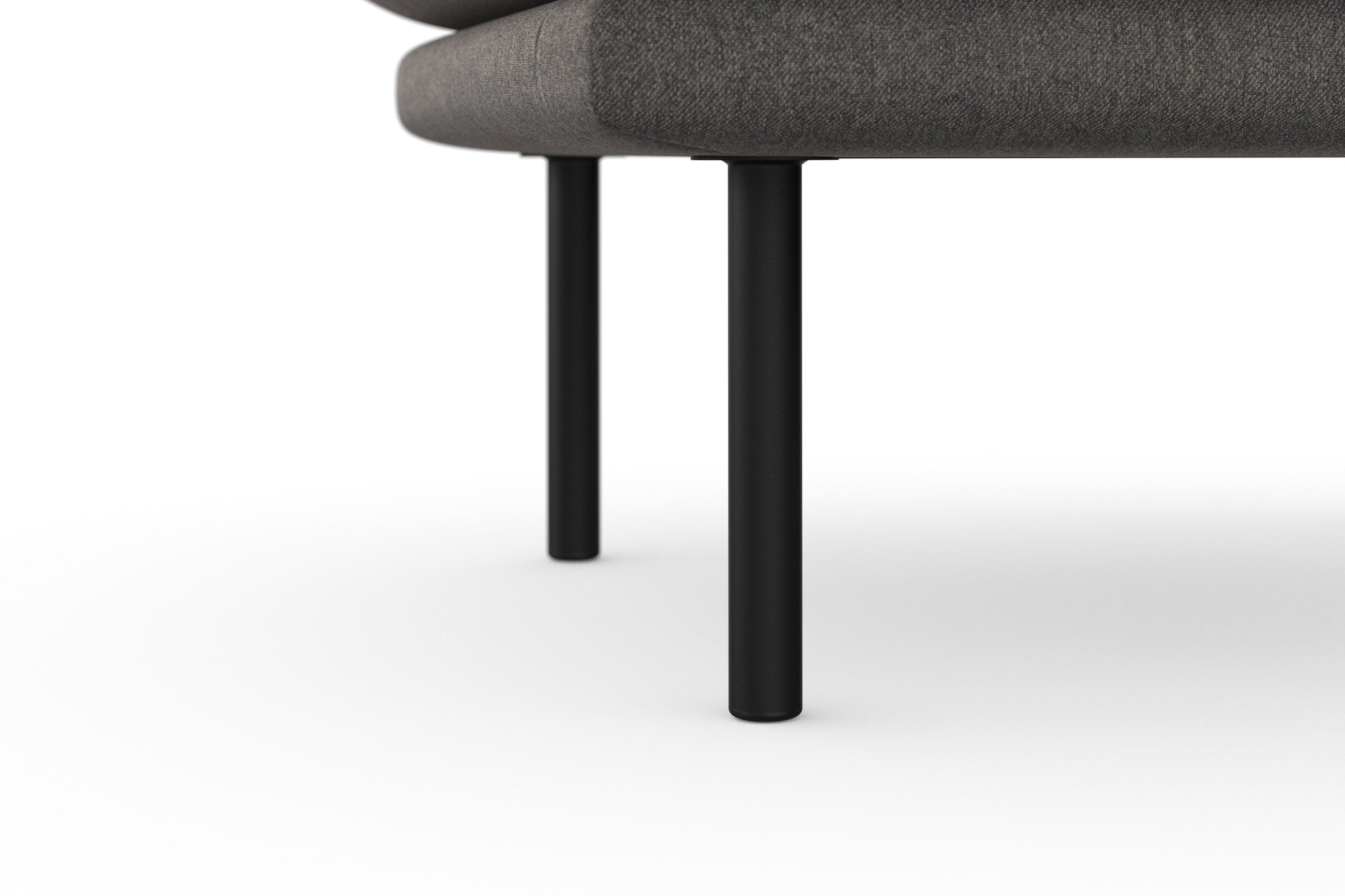 andas Polsterhocker »Stine«, Besonderes Design durch Kissenoptik und Keder, by Morten Georgsen
