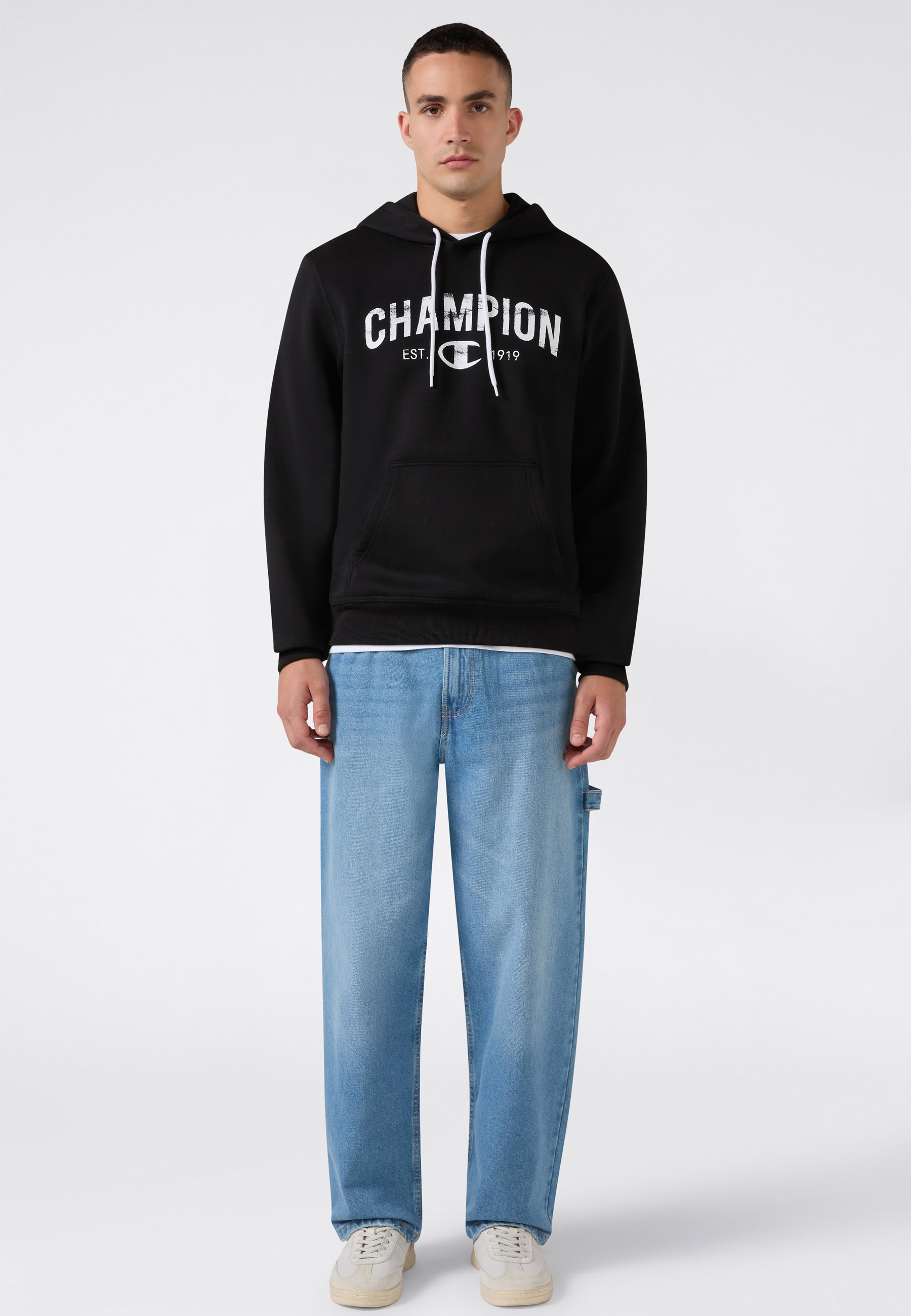 Champion Kapuzensweatshirt »SPORTWEAR HOODIE Standard Fit«, Langarm-Ausführung, aus Baumwolle und Polyester, Standard Fit
