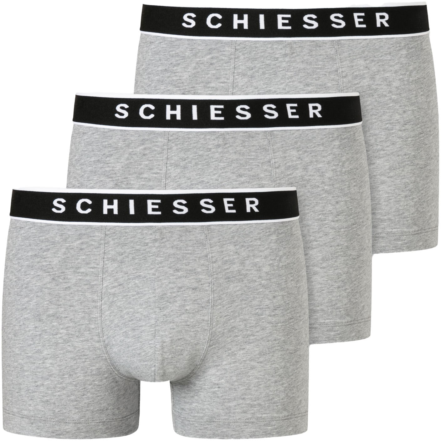 Schiesser 1100000002199 "95/5" 3er-Pack, mit sportlichem Webgummibund