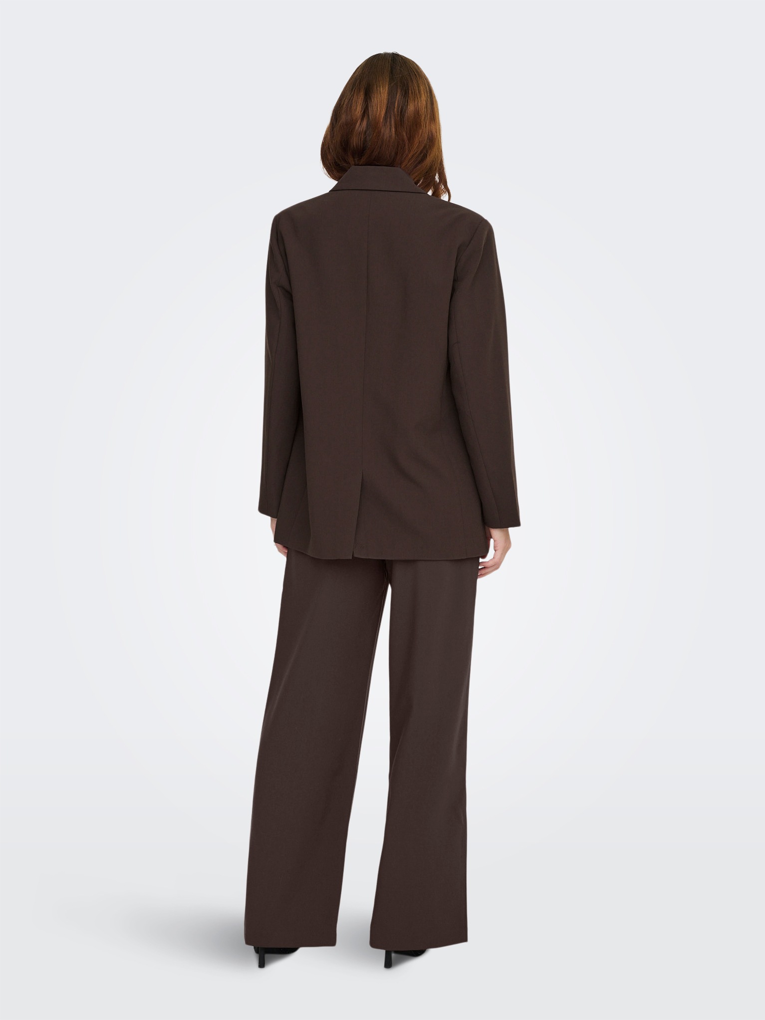 ONLY Longblazer »ONLLINDA-RAVEN L/S BF BLAZER TLR NOOS« Materialmix, oversize
