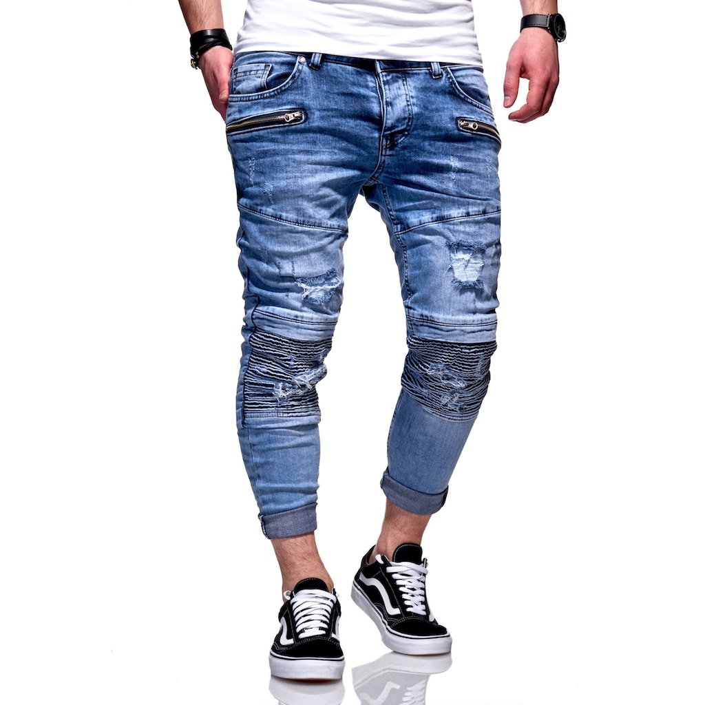 behype Slim-fit-Jeans »PHARREL«