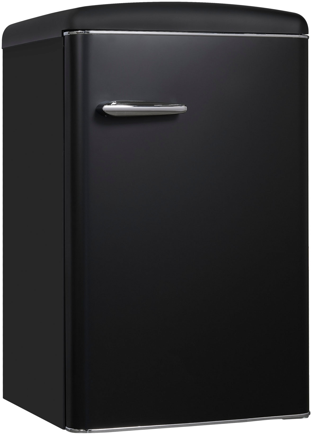 exquisit Kühlschrank »RKS120-V-H-160F«, RKS120-V-H-160F mattschwarz, 89,5 breit, 122 Volumen cm | 55 hoch, L BAUR cm