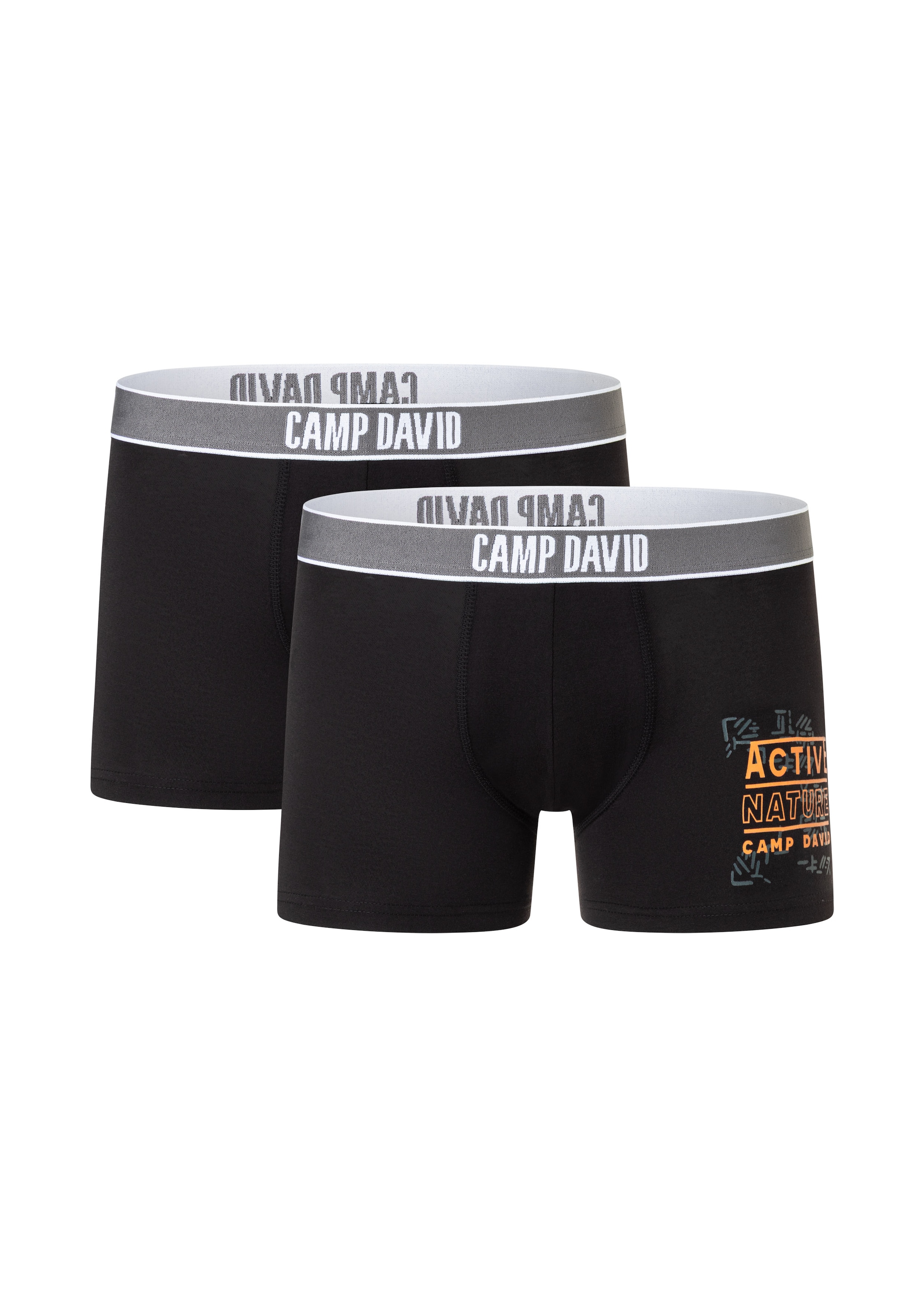 CAMP DAVID "casual" 2 Paar, mit elastischem Bund