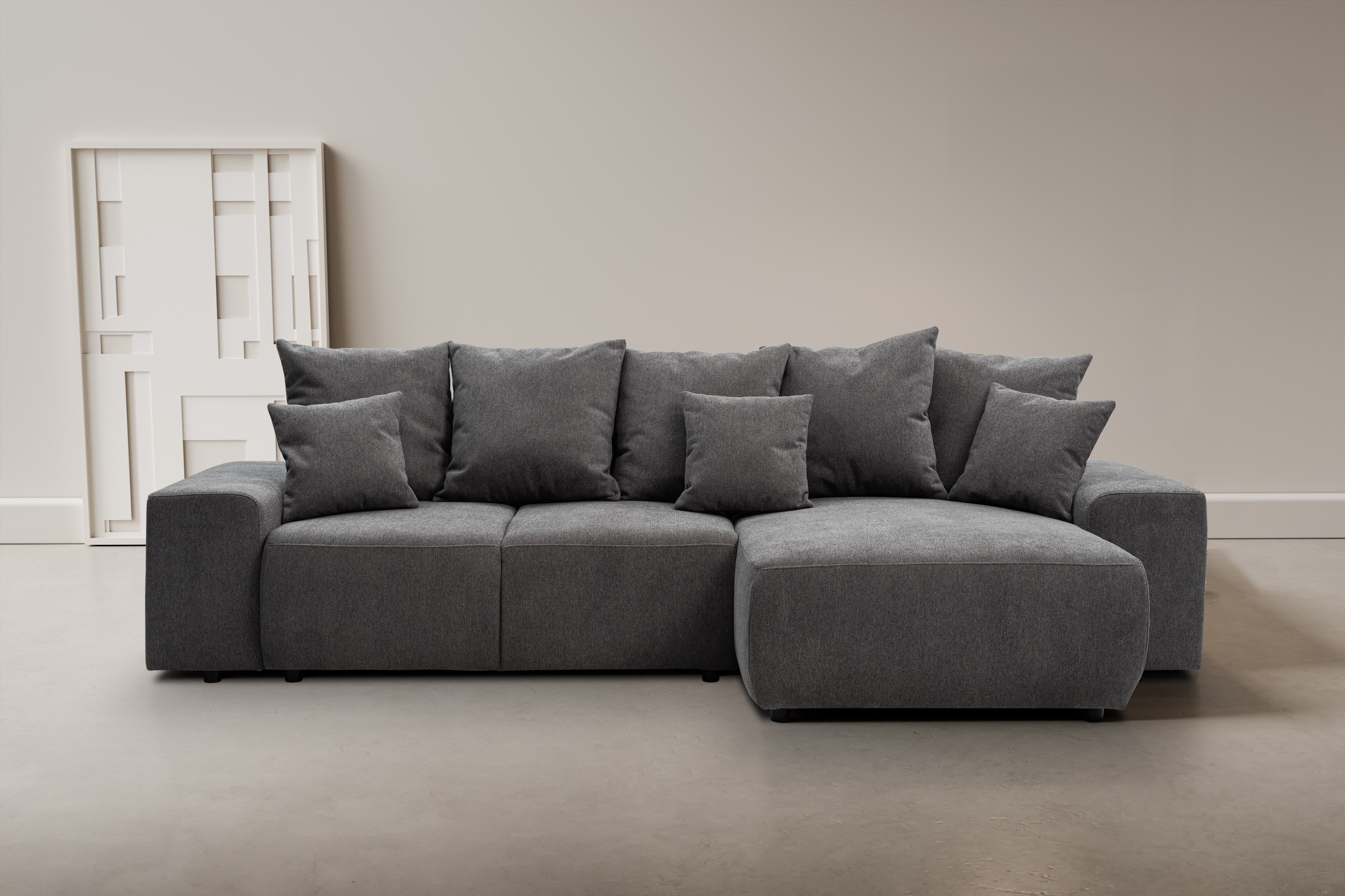 WERK2 Ecksofa "Riwa, modernes Sofa zum Kuscheln und Entspannen, Breite 300c günstig online kaufen