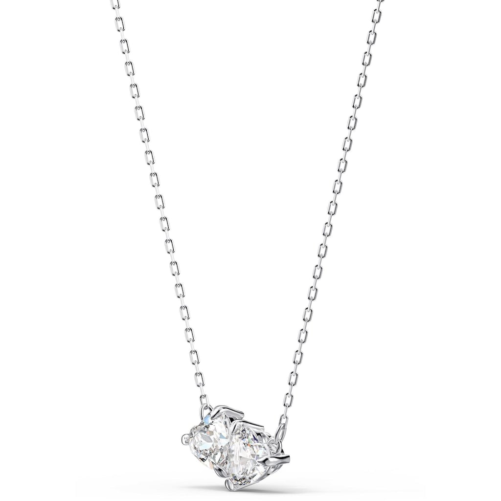 Swarovski Kette mit Anhänger »Attract Soul, weiss, rhodiniert, 5517117«