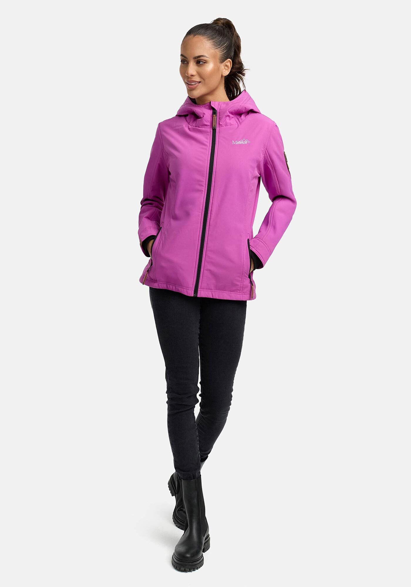 Marikoo Outdoorjacke »Brombeere«, sportliche Übergangsjacke mit Kapuze