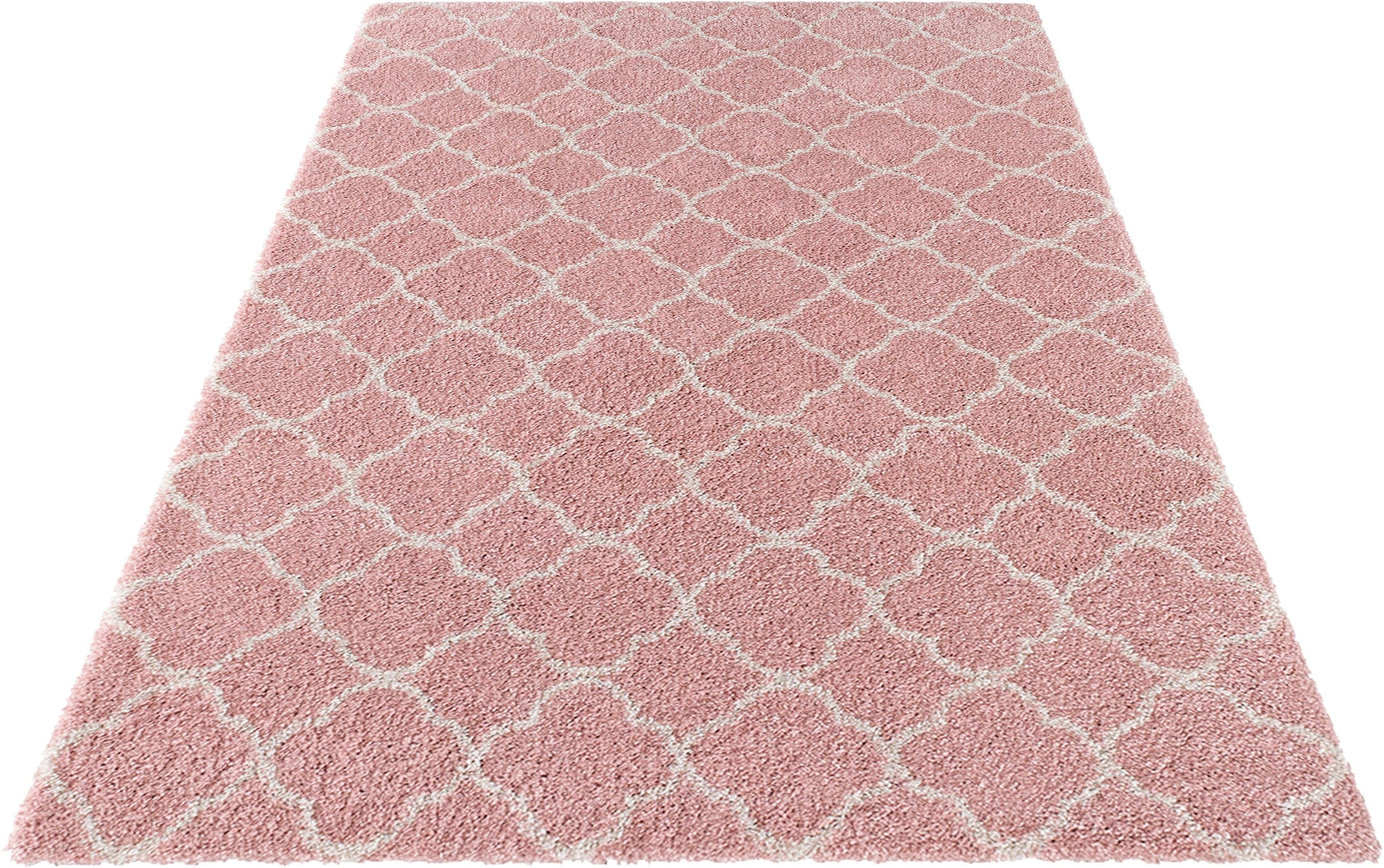 HANSE Home Hochflor-Teppich »Luna«, rechteckig, Geometrisches Muster, Allover Design,... kaufen