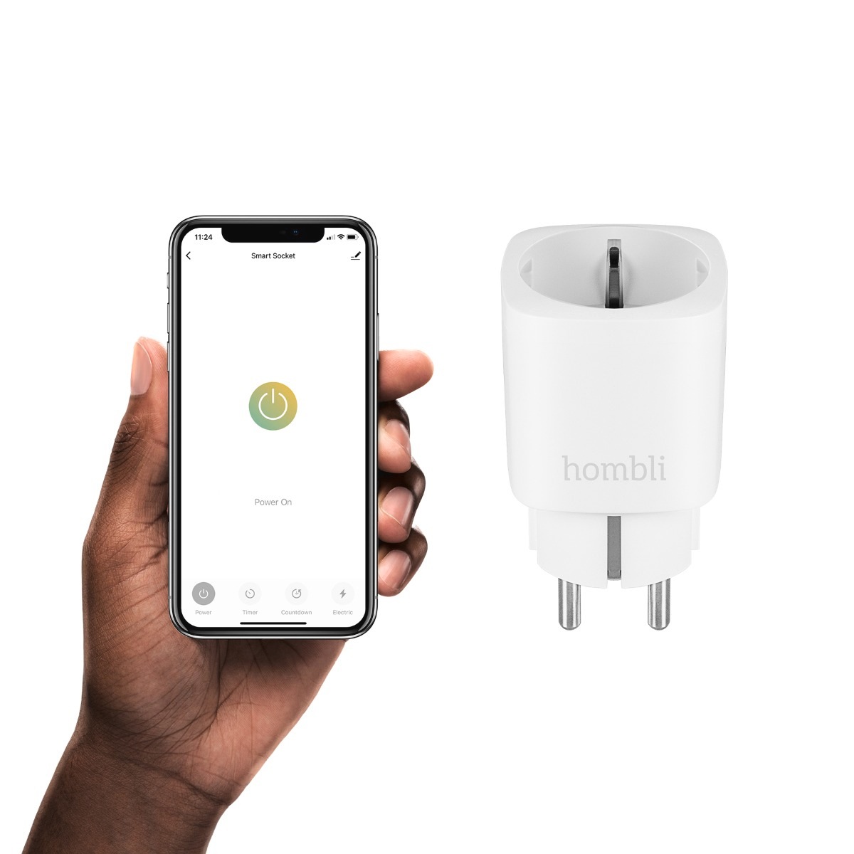 Hombli Smart-Home-Zubehör »smarte Steckdose EU, 2+1 Promo Pack«