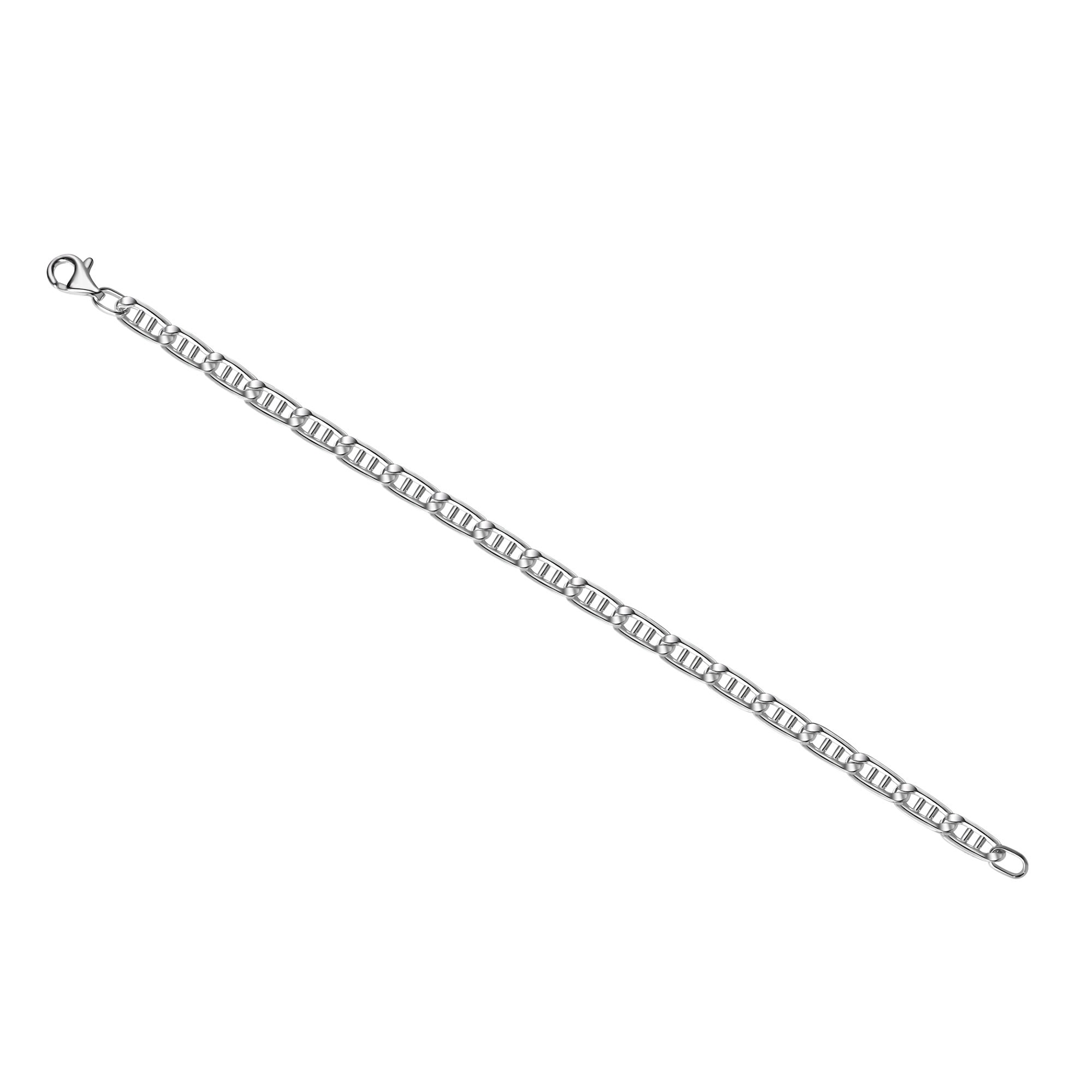 kaufen Vivance cm« | für BAUR »925/- weiß Sterling Silber 21 Doppel-Stegpanzerarmband Armband