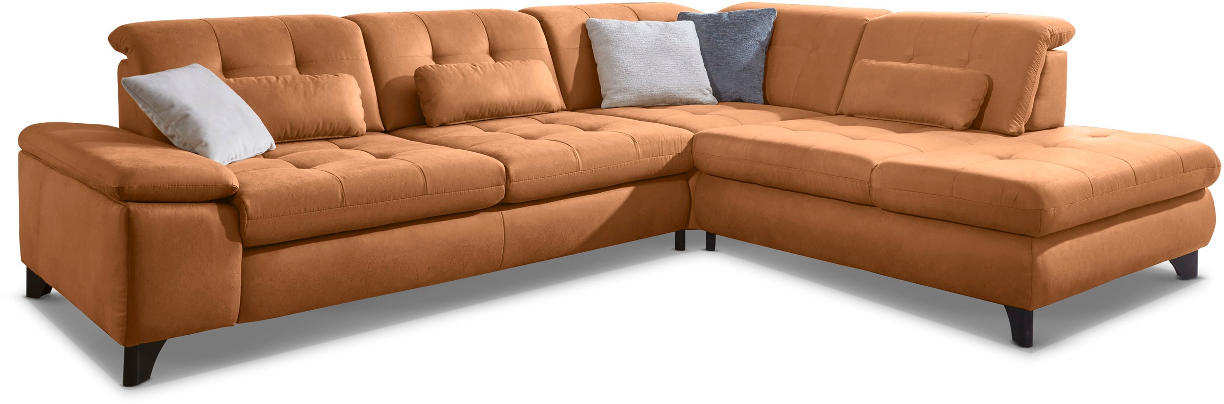 Die PlanBar Ecksofa "MP-IN18012 L-Form mit Federkern-Polsterung", wahlweise günstig online kaufen