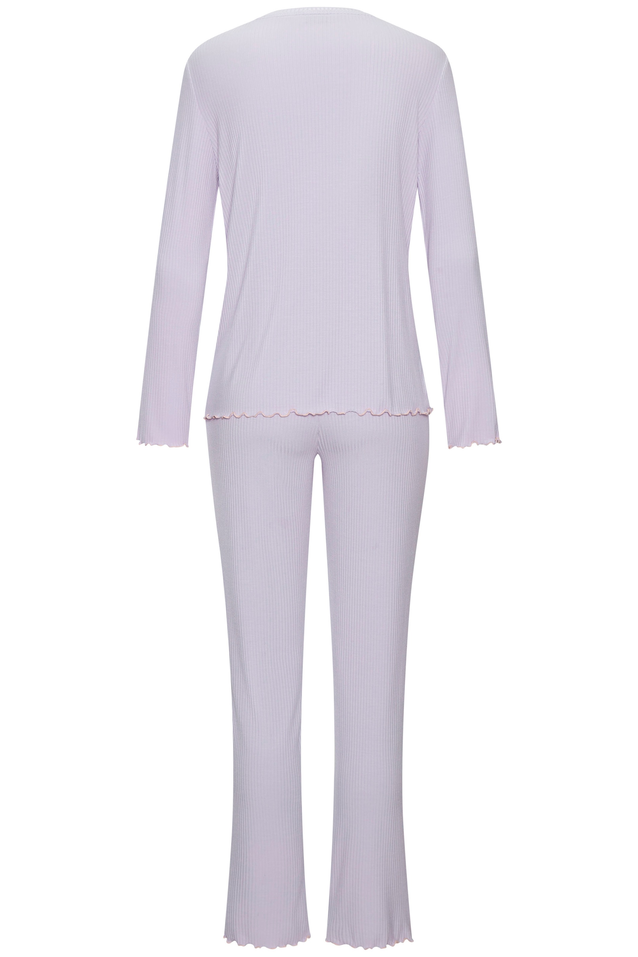 Vivance Dreams Pyjama, mit süßem Babylock-Saum günstig online kaufen