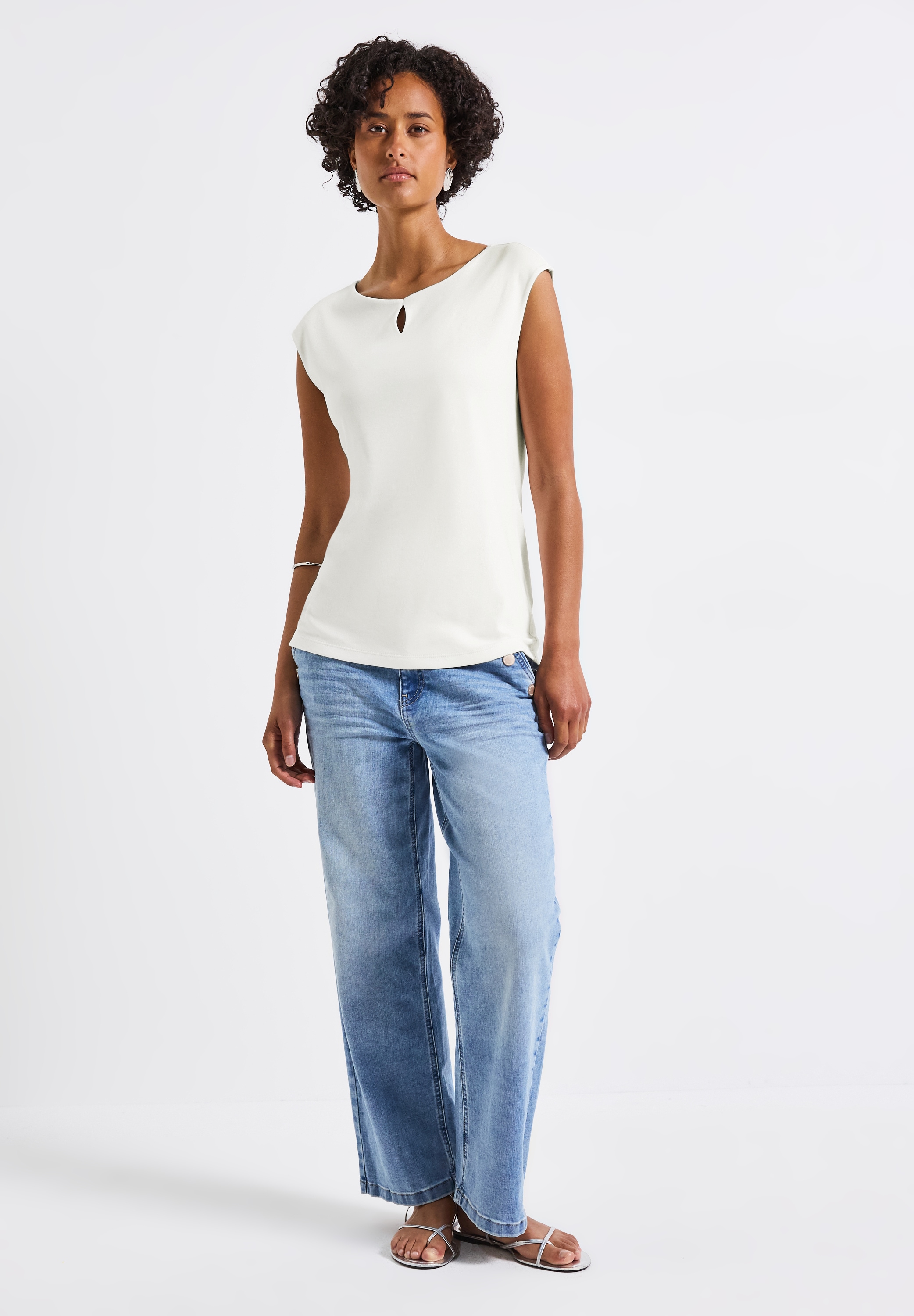 STREET ONE T-Shirt, im soften Baumwoll-Mix