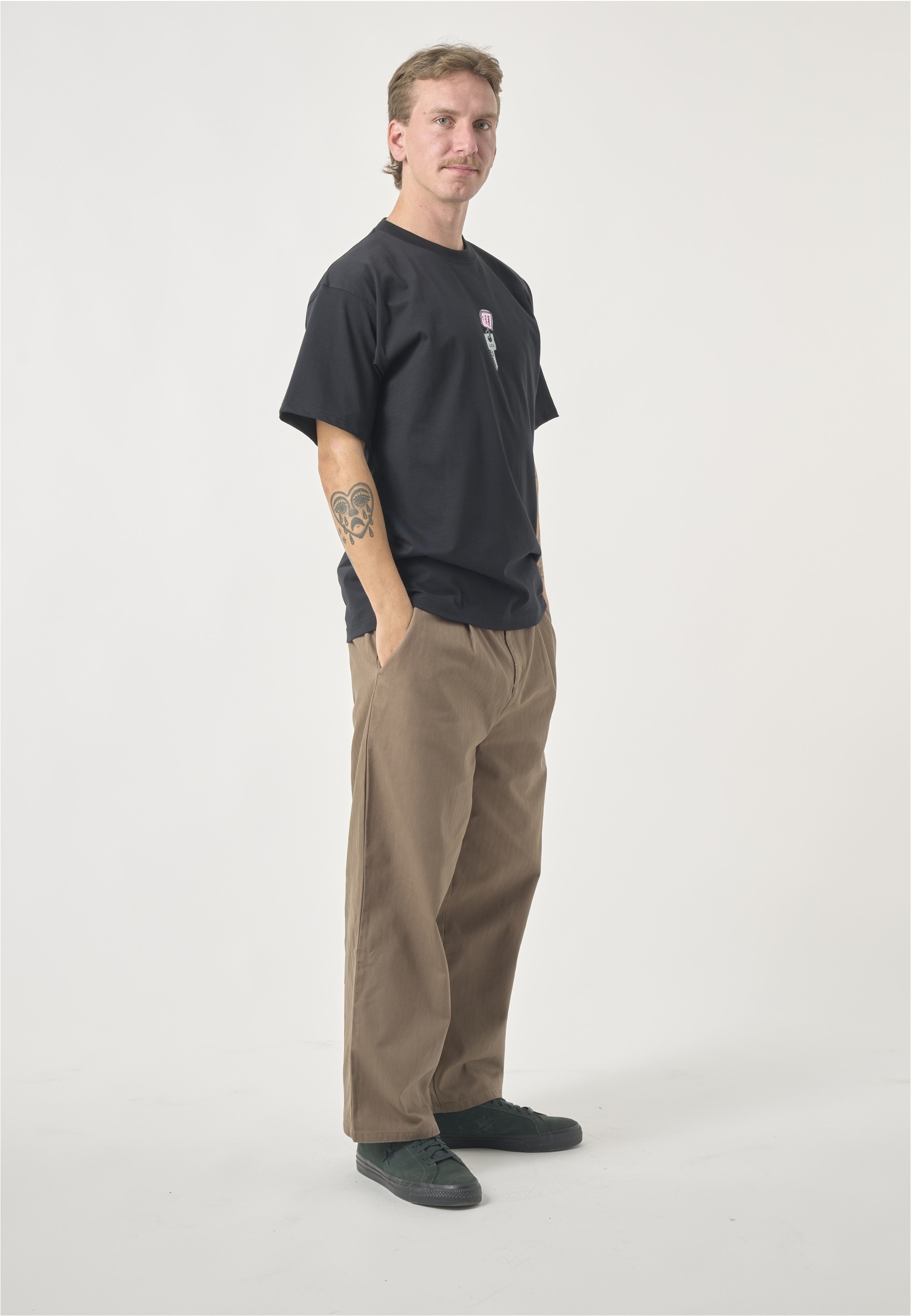 Cleptomanicx T-Shirt »Classic Tee Empathy«, Locker geschnitten