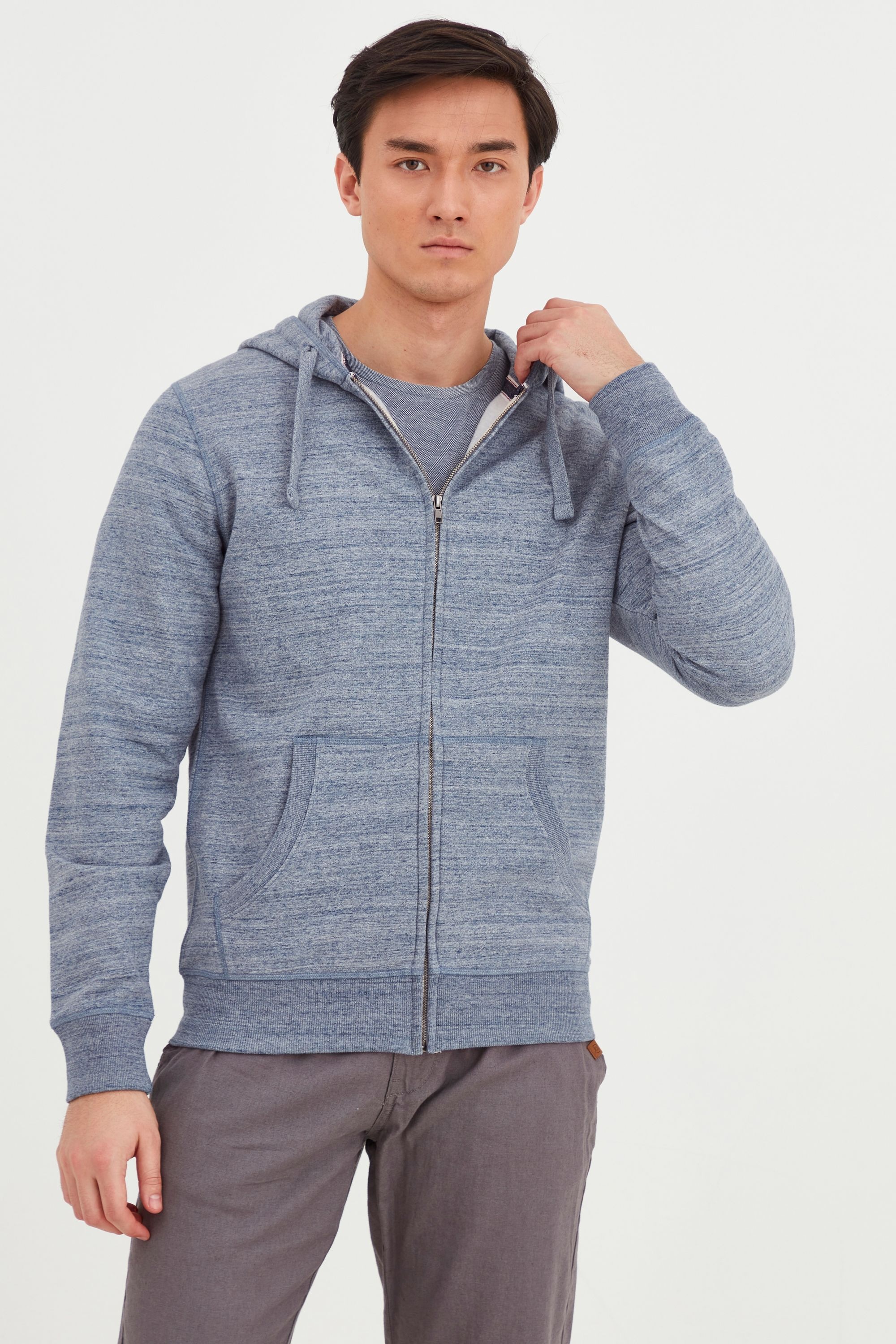 Blend Kapuzenpullover "BHVelno", Stilvolle Kapuzensweatjacke mit Taschen günstig online kaufen